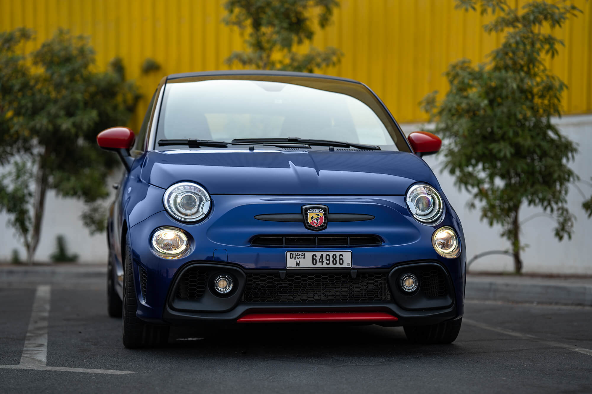 Abarth 595 Competizione Blue