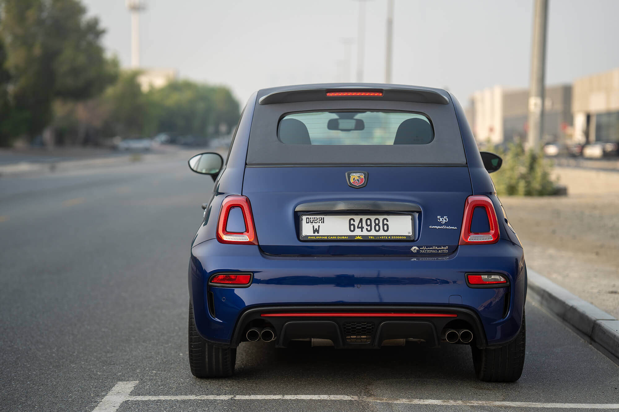 Abarth 595 Competizione Blue