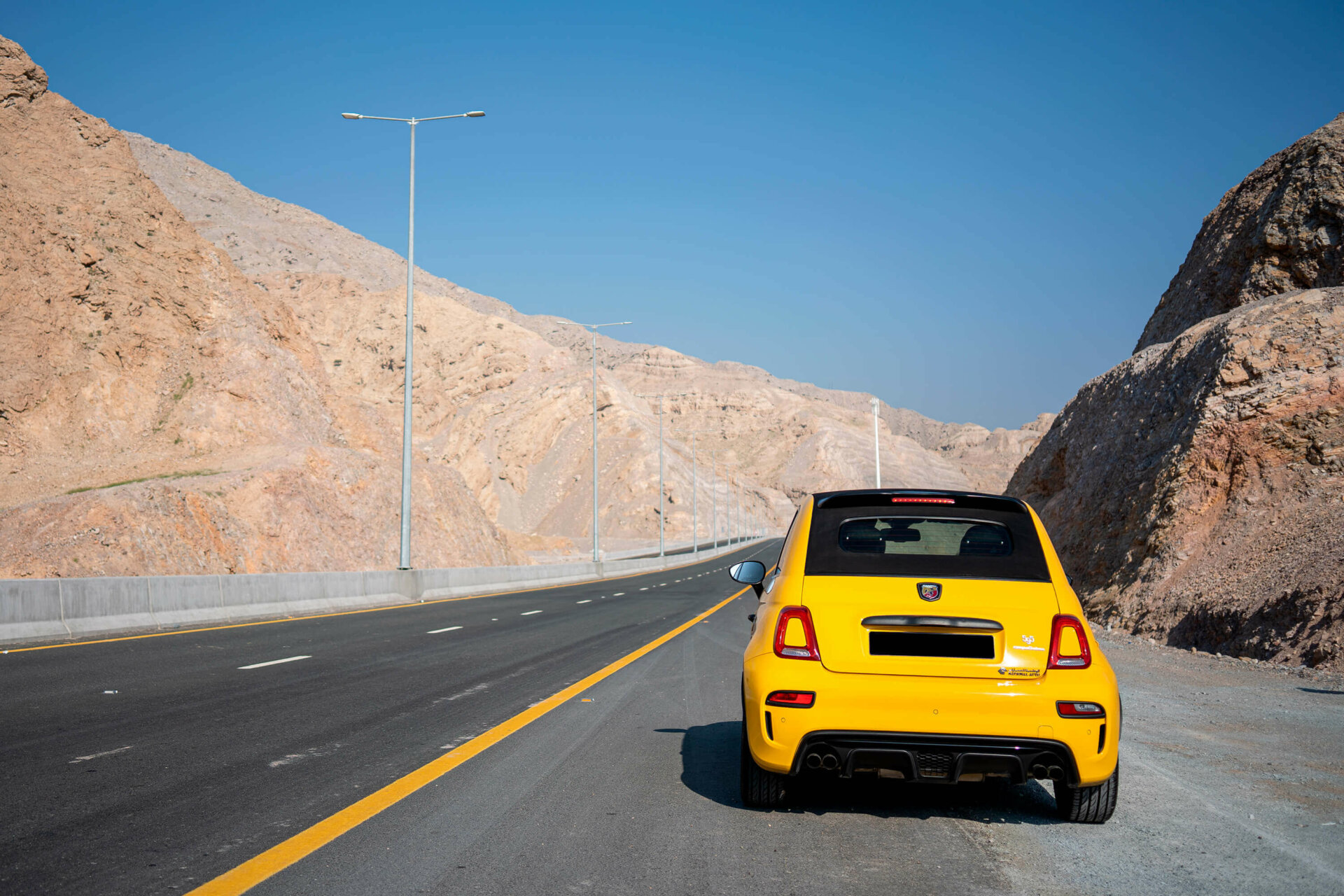 Abarth 595 Competizione Yellow