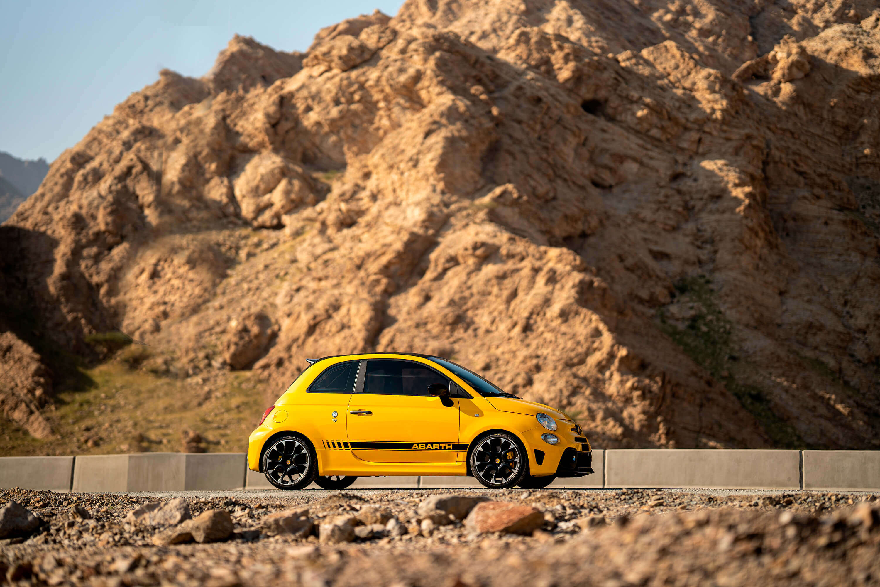 Abarth 595 Competizione Yellow