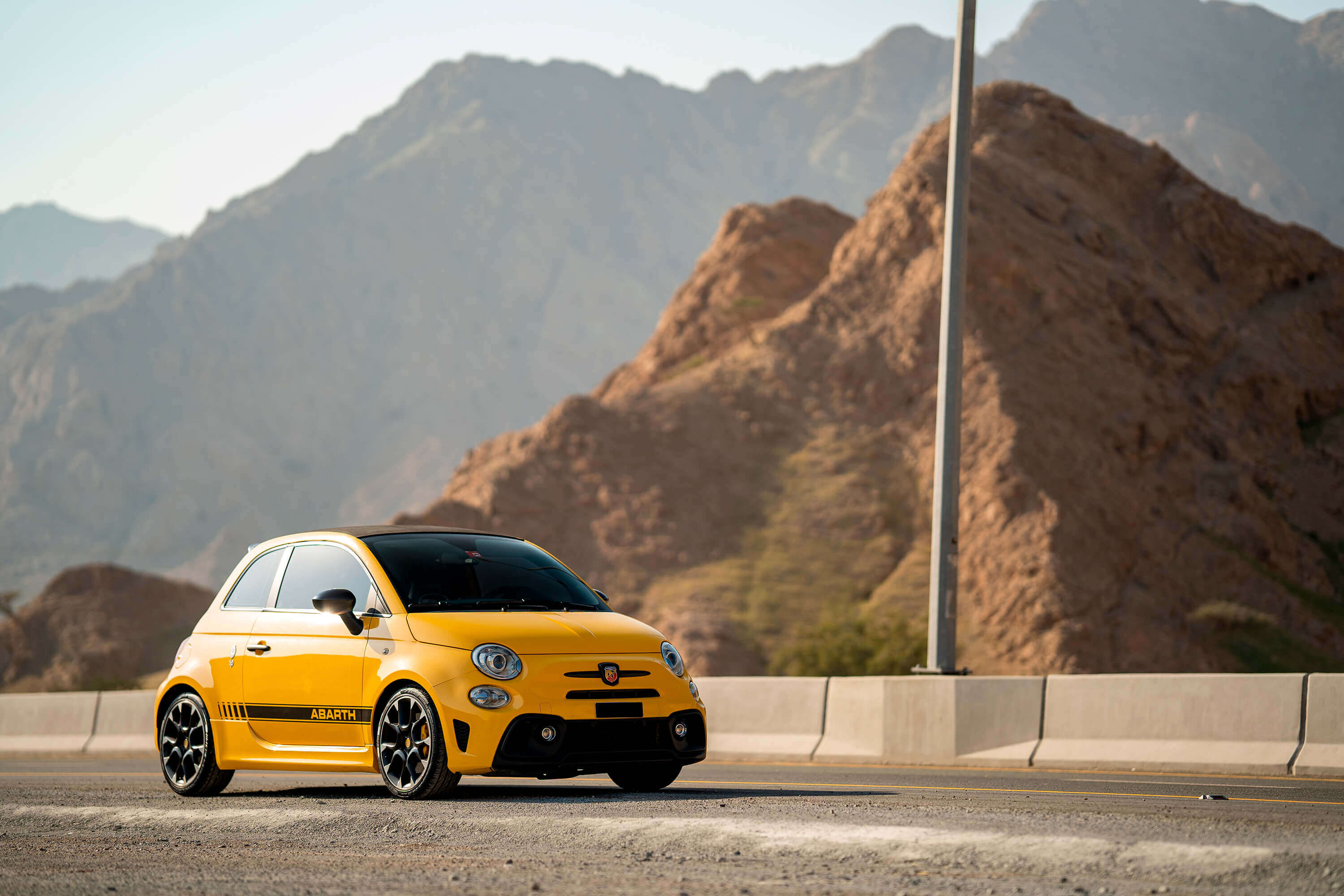 Abarth 595 Competizione Yellow