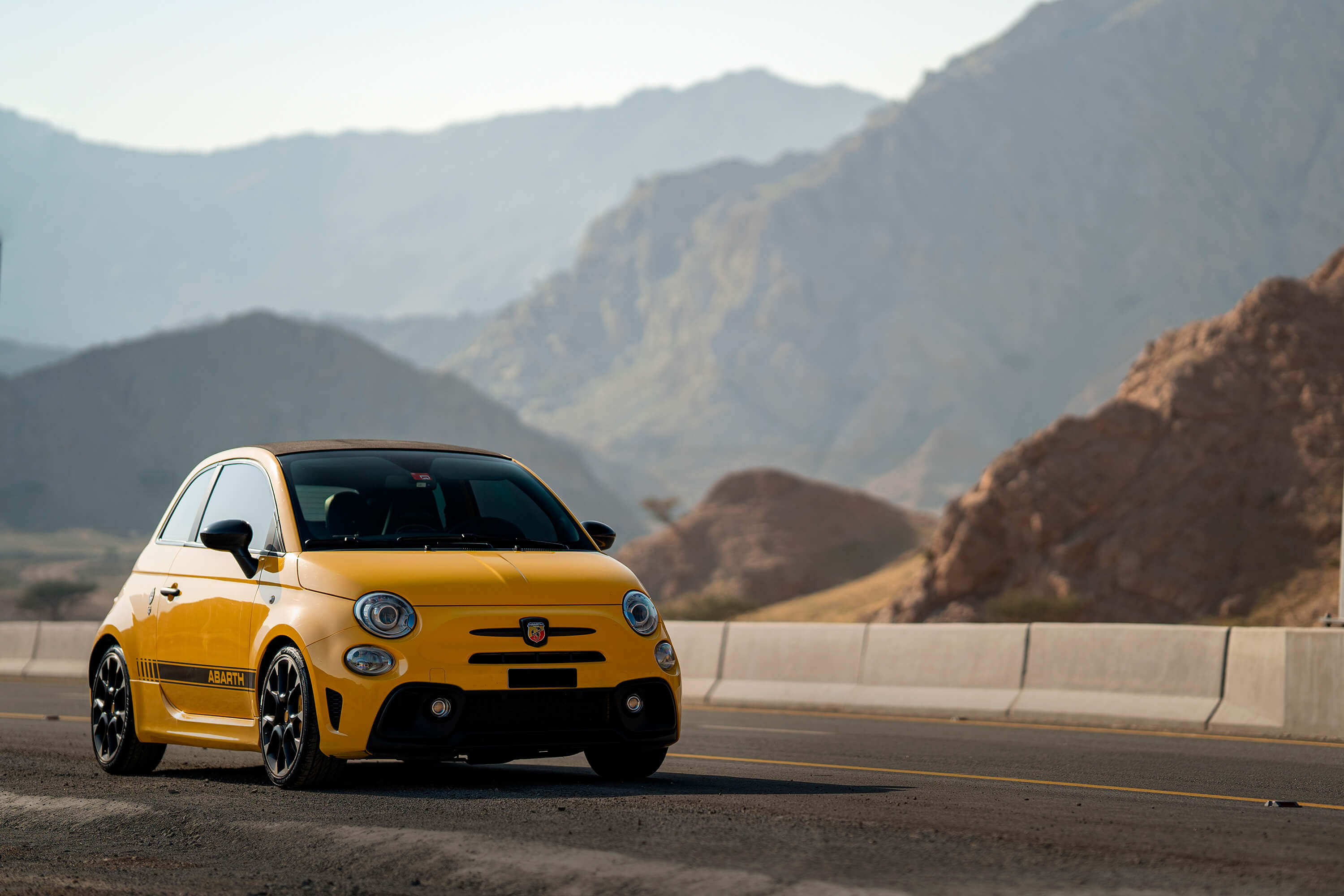 Abarth 595 Competizione Yellow