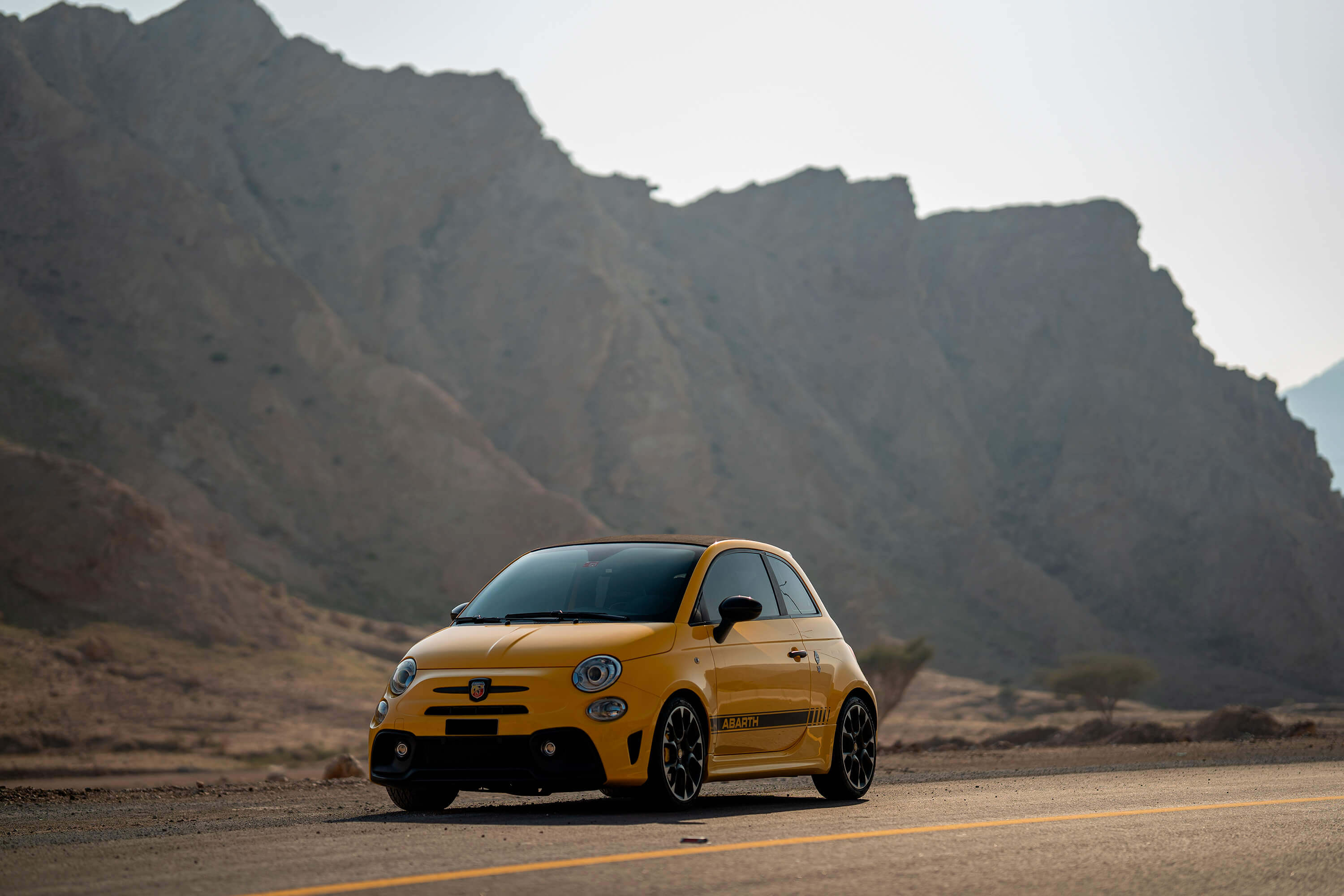 Abarth 595 Competizione Yellow