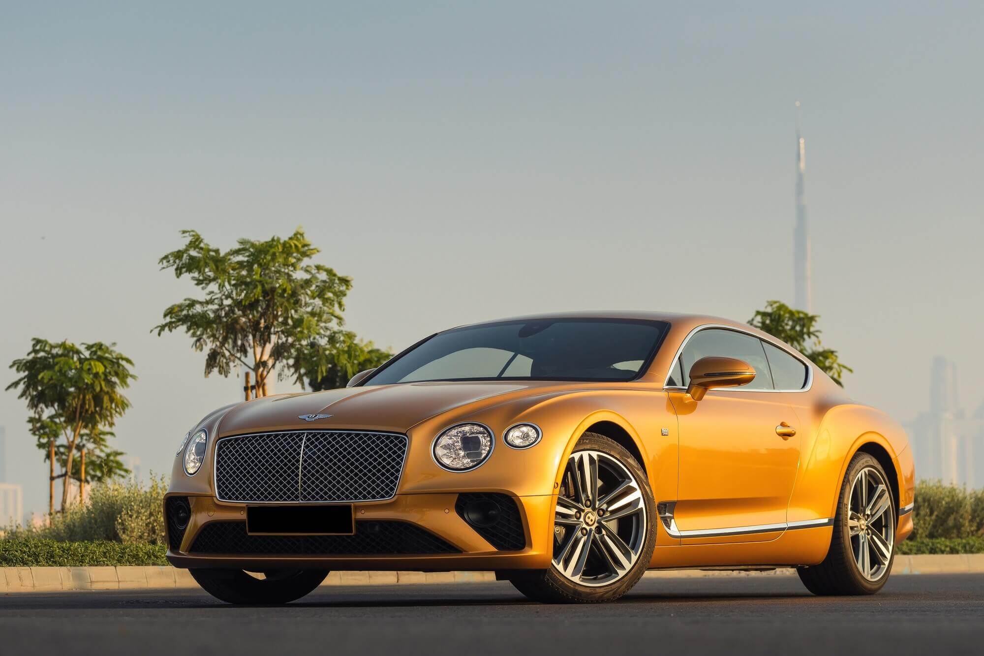 Bentley Continental GT Gold