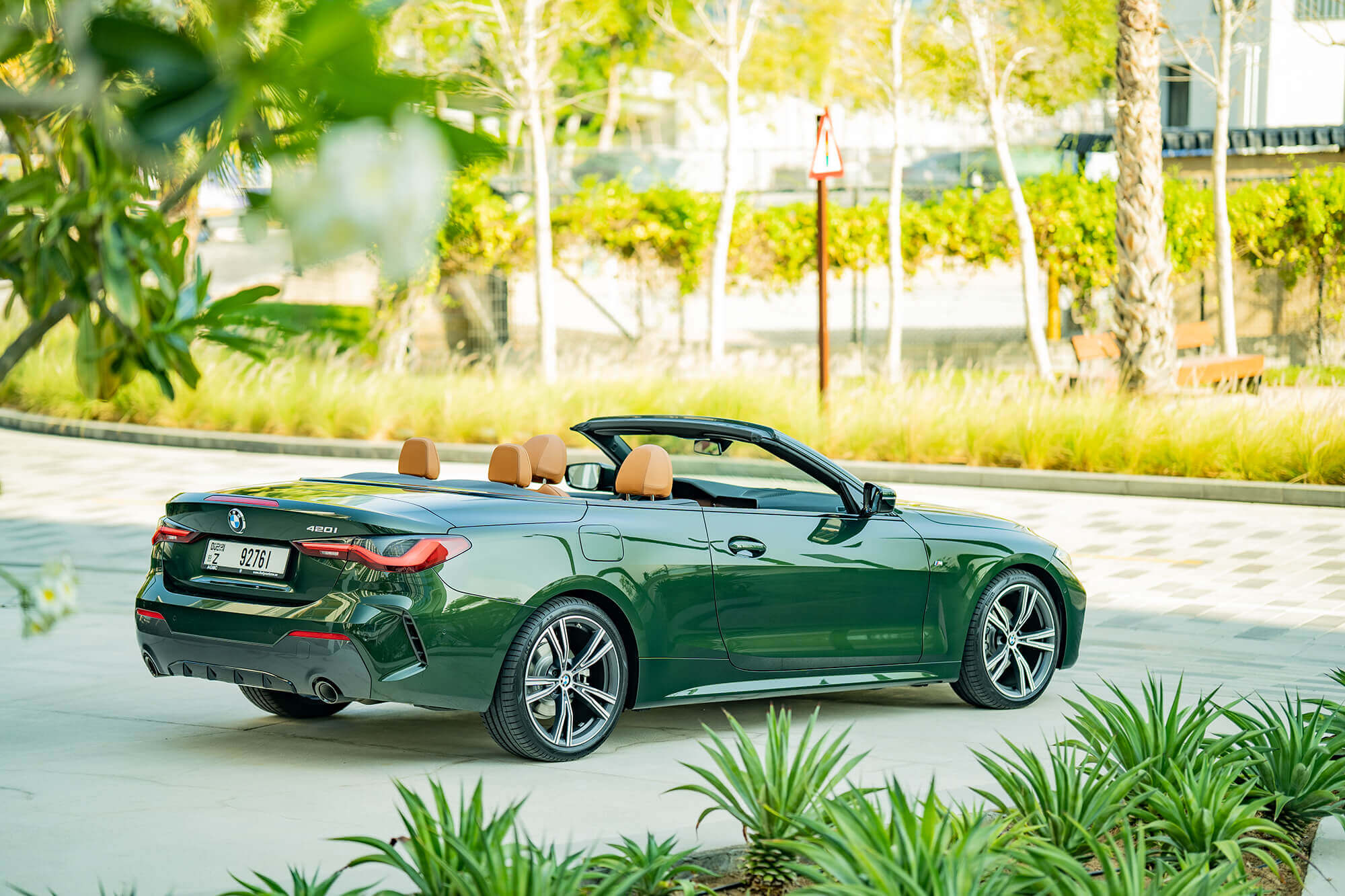 BMW 420 Convertible Green