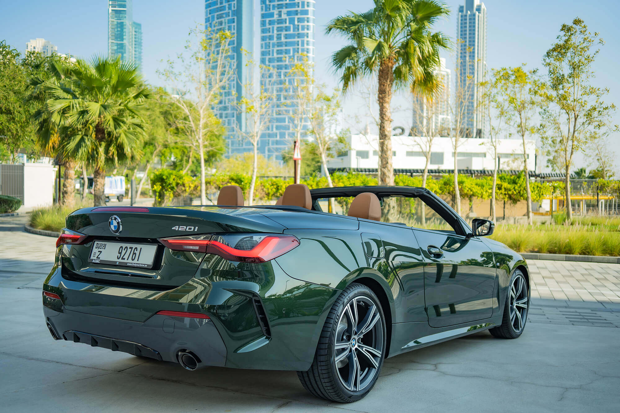 BMW 420 Convertible Green