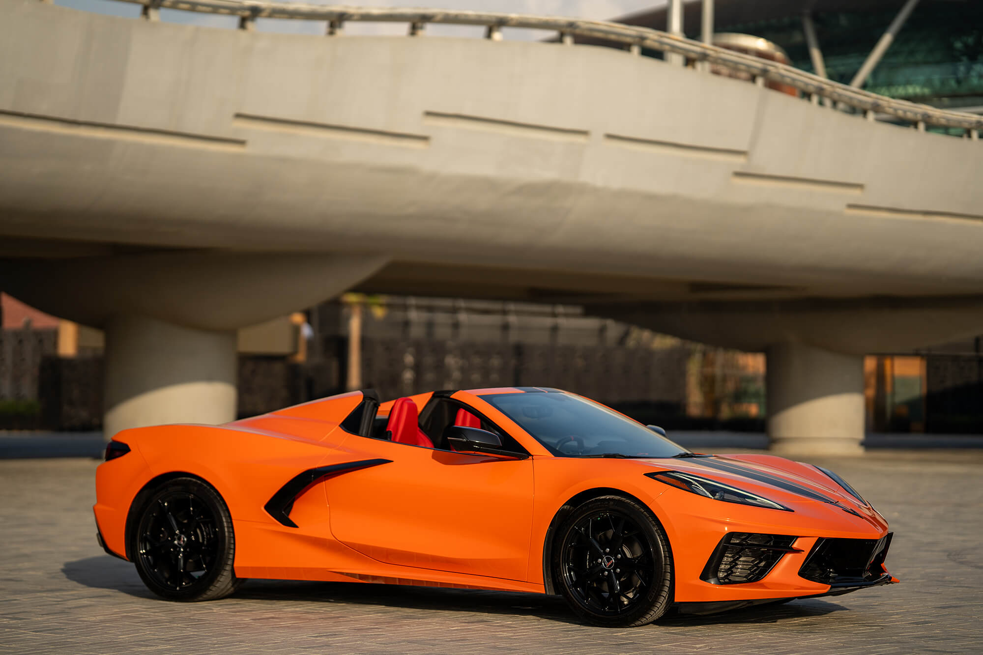 Chevrolet Corvette C8 Orange