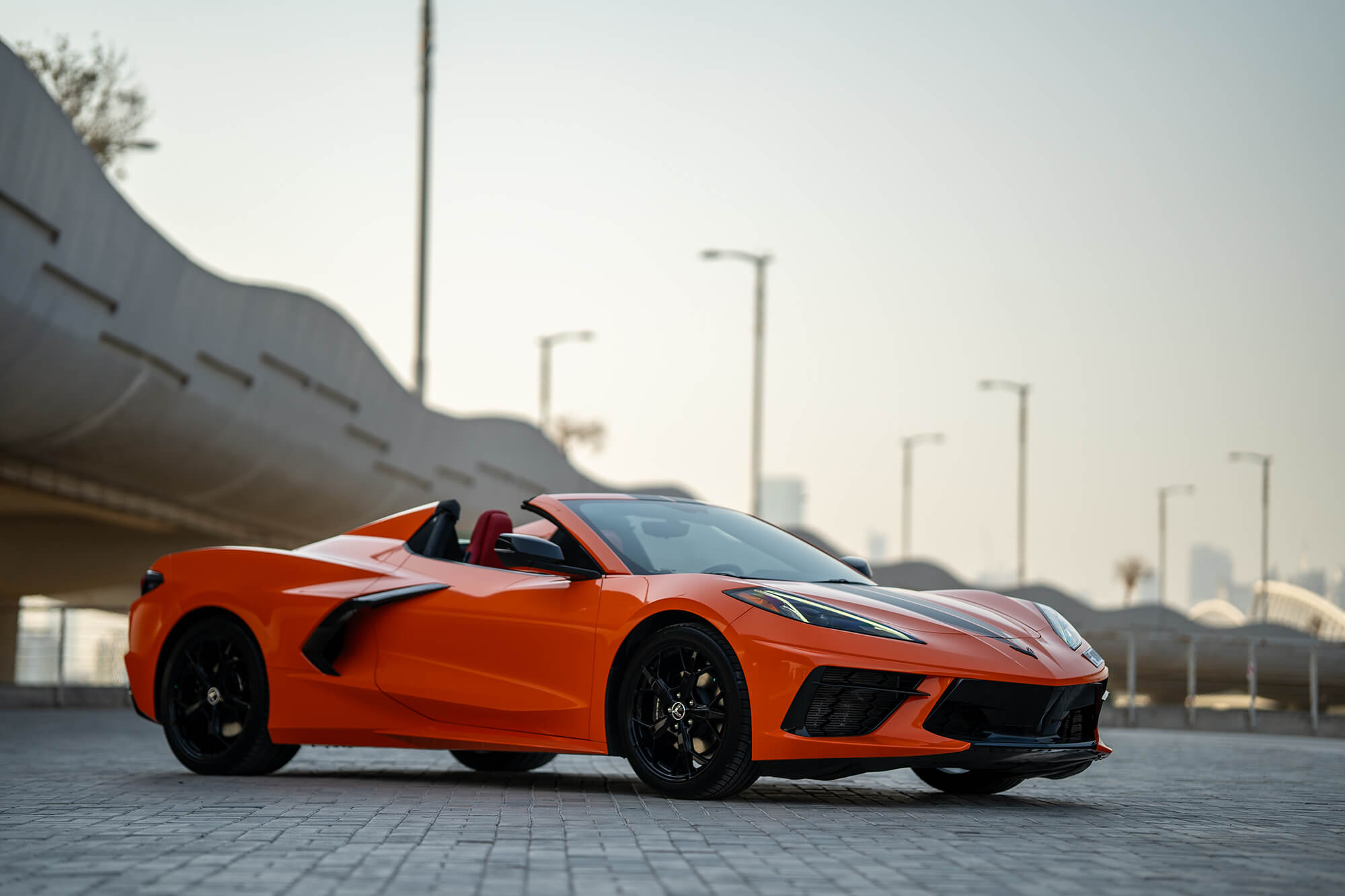 Chevrolet Corvette C8 Orange