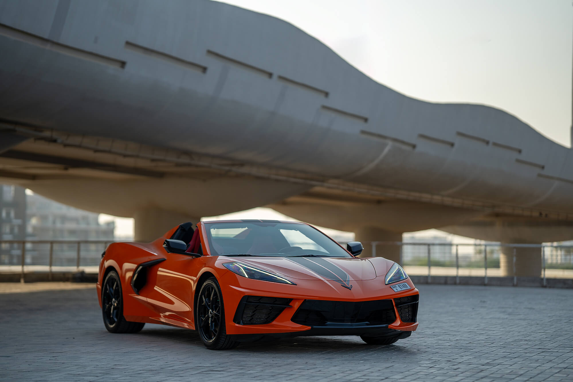 Chevrolet Corvette C8 Orange