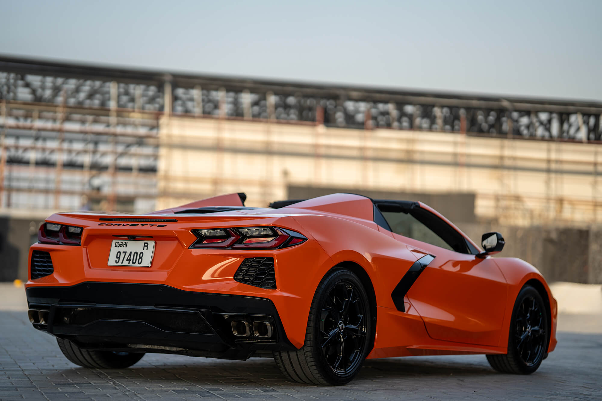 Chevrolet Corvette C8 Orange