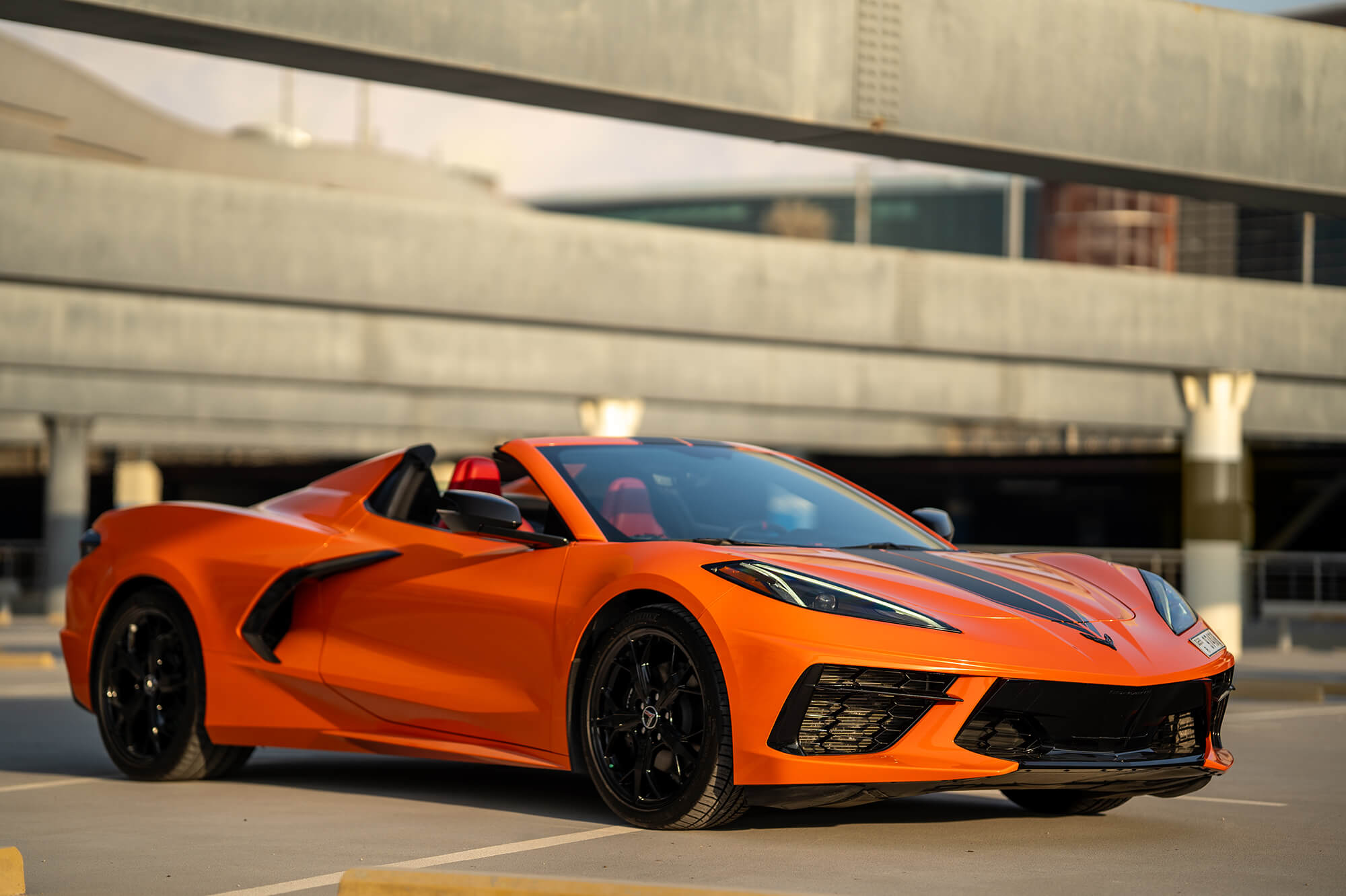 Chevrolet Corvette C8 Orange