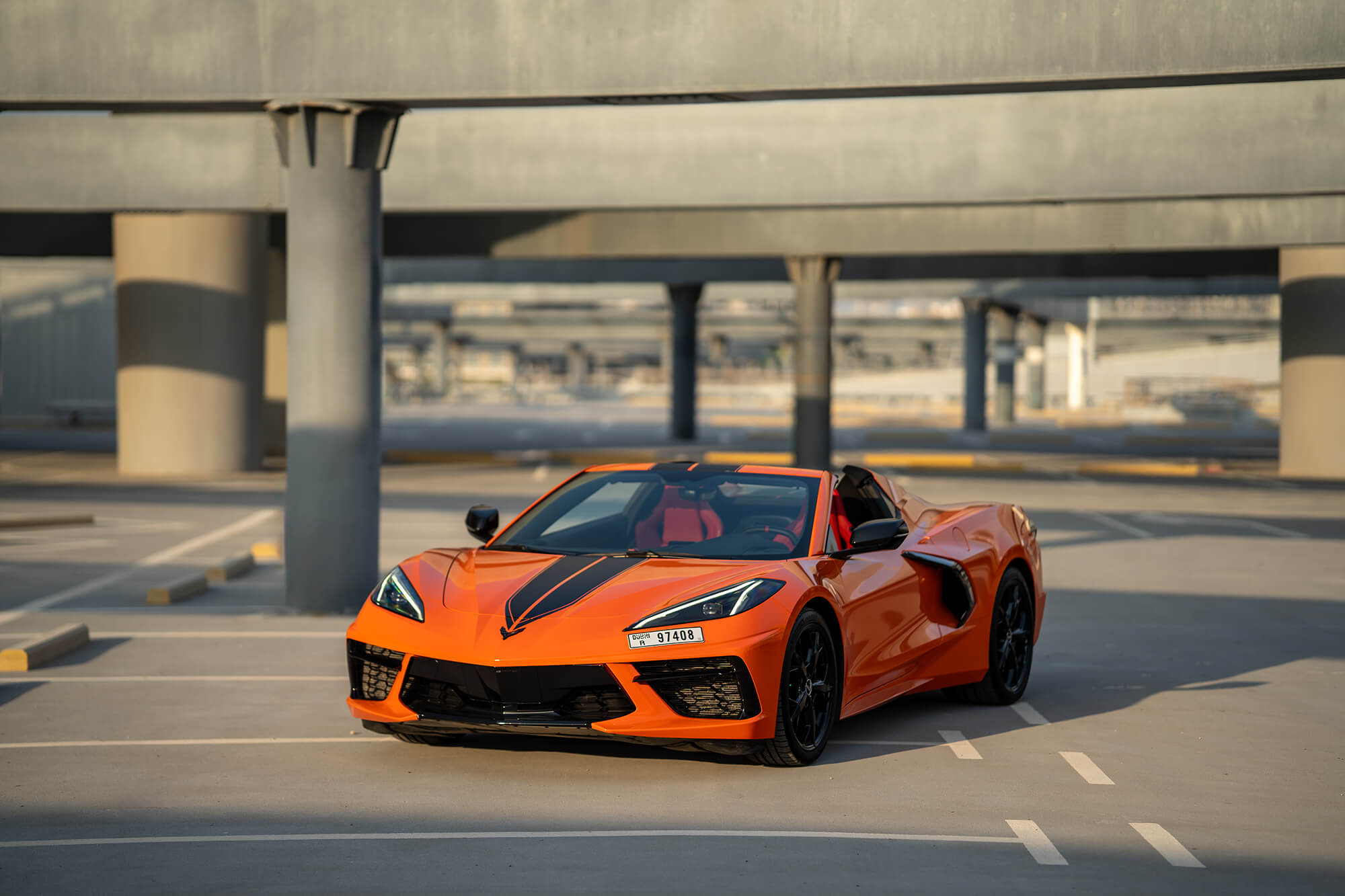 Chevrolet Corvette C8 Orange