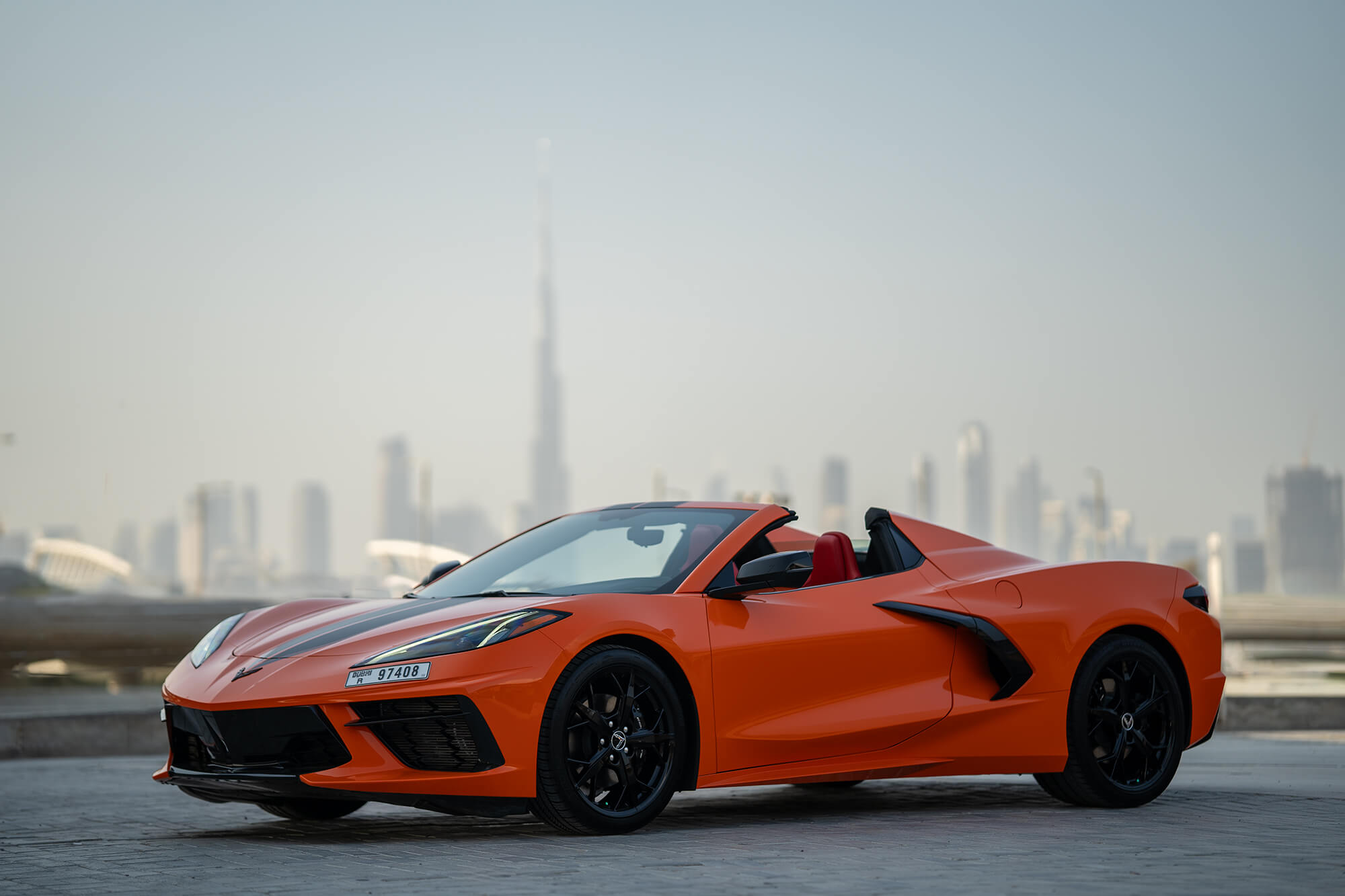 Chevrolet Corvette C8 Orange