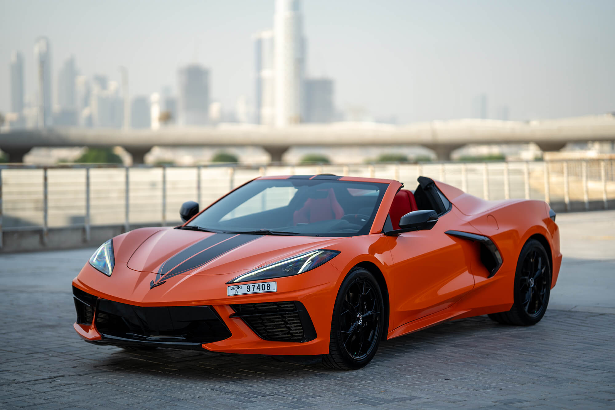 Chevrolet Corvette C8 Orange