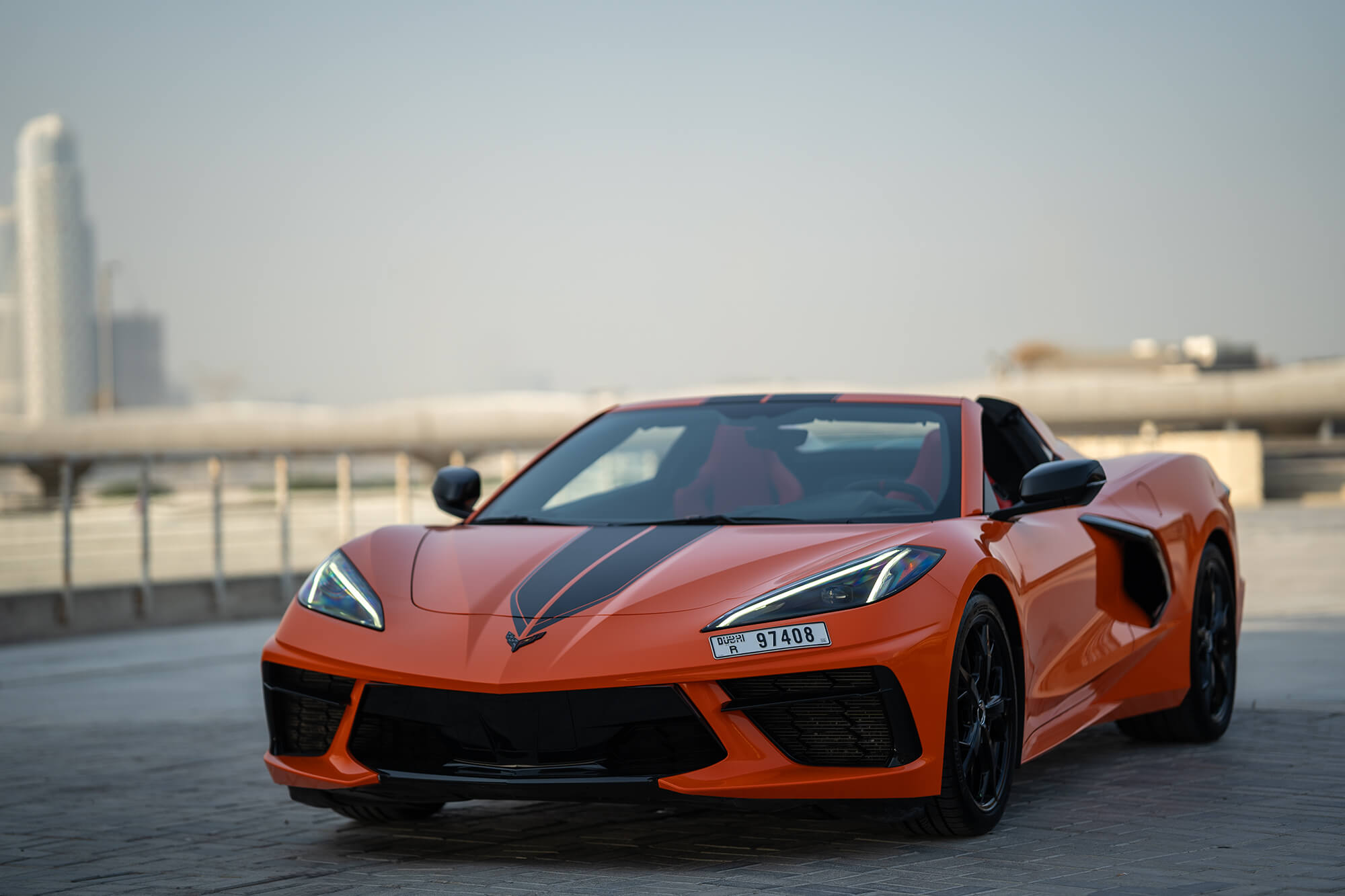 Chevrolet Corvette C8 Orange