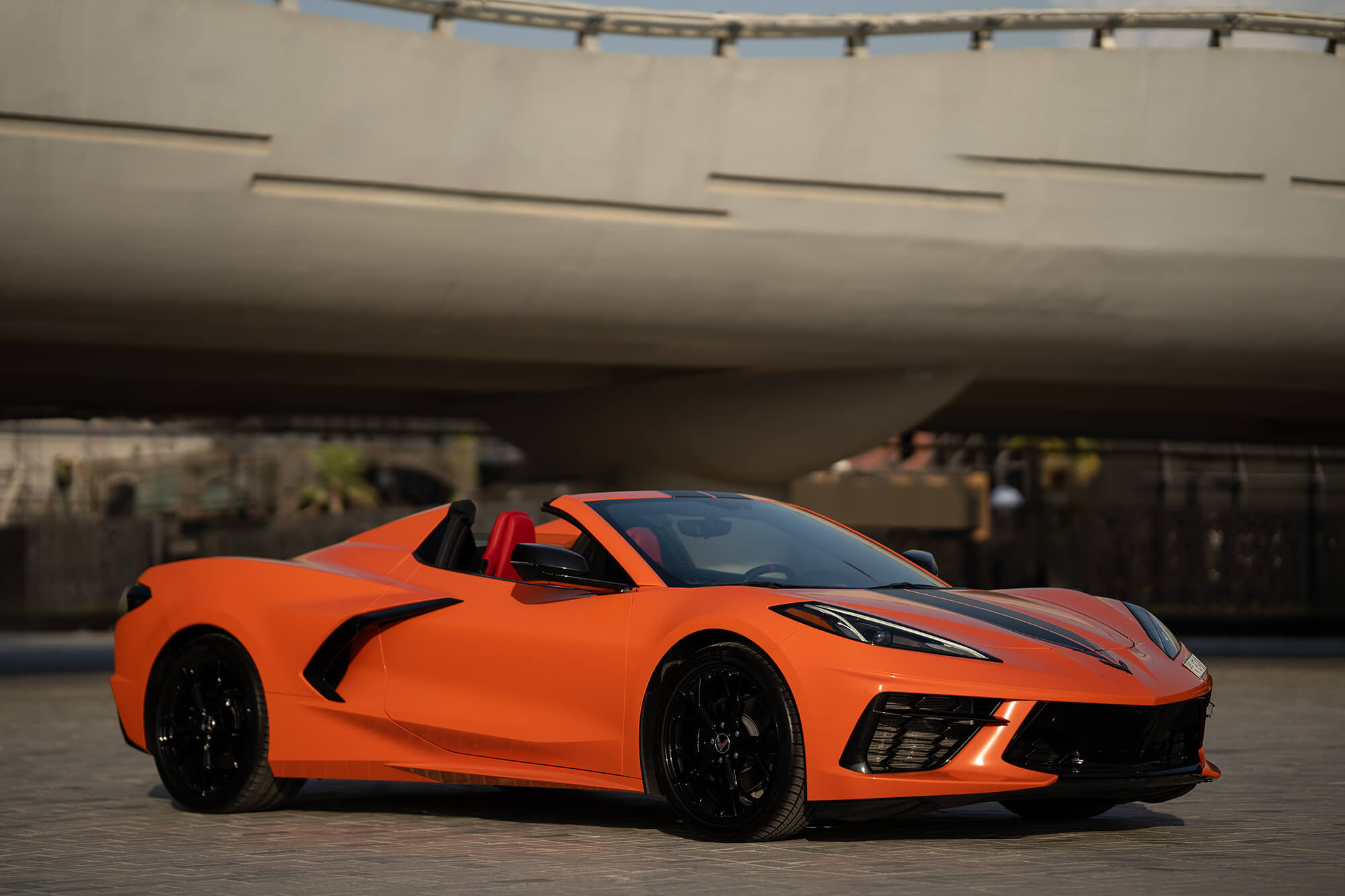 Chevrolet Corvette C8 Orange