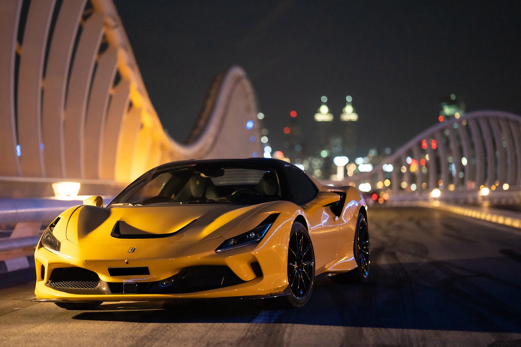 Ferrari F8 Tributo Spider Yellow