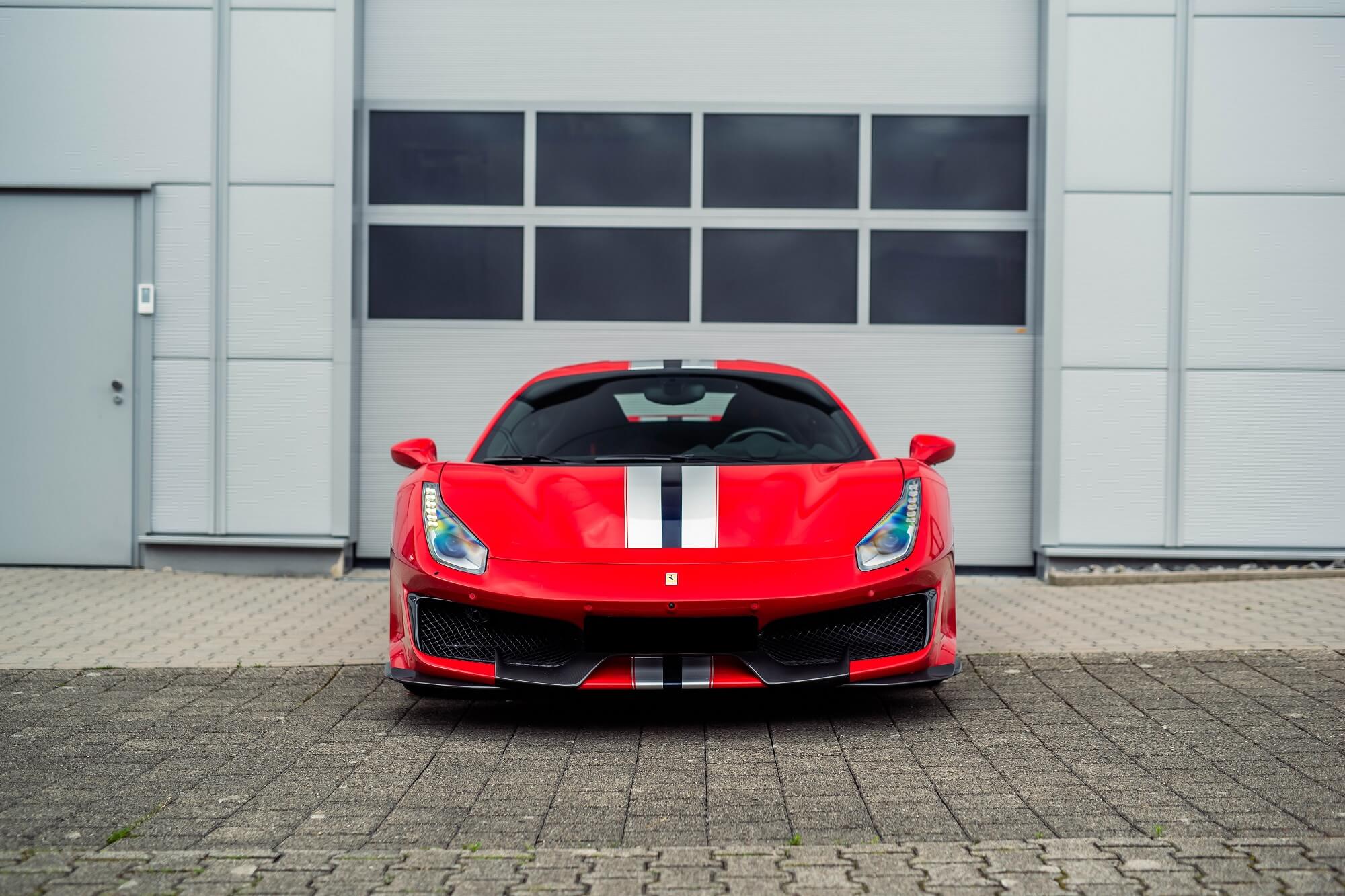 Ferrari 488 pista Red