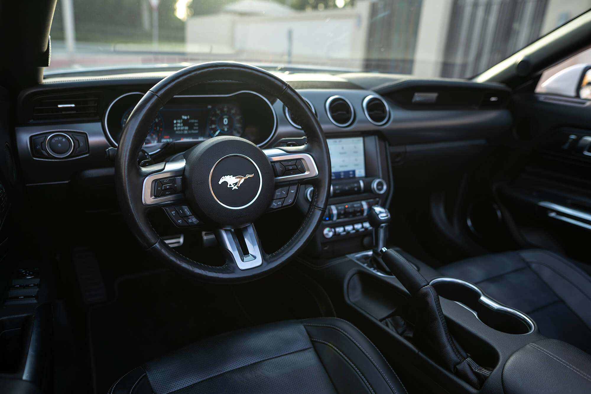 Ford Mustang White Convertible