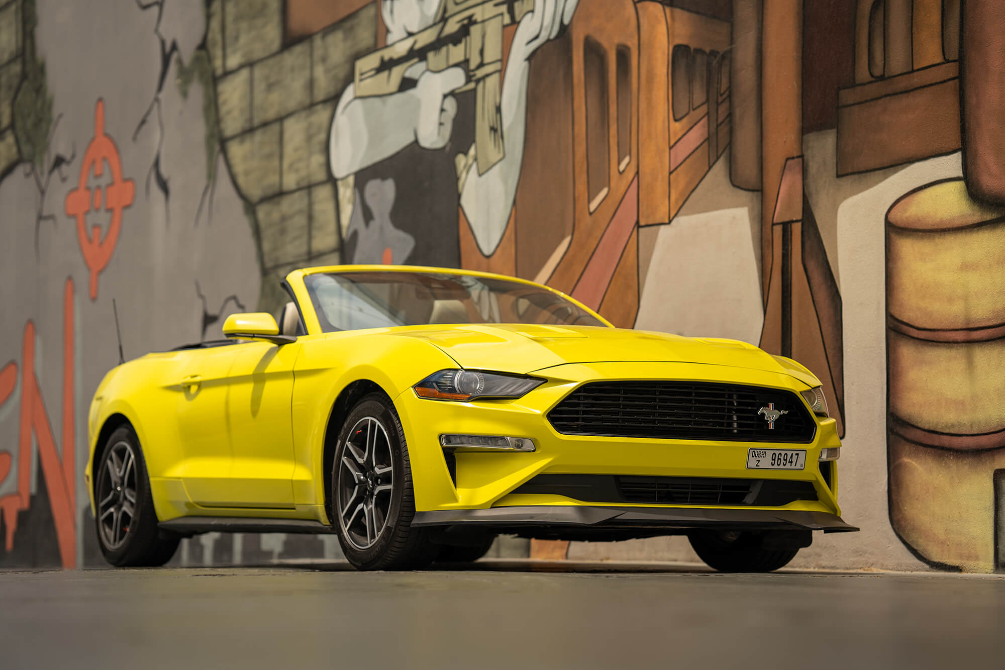 Ford Mustang 2021 Convertible Yellow