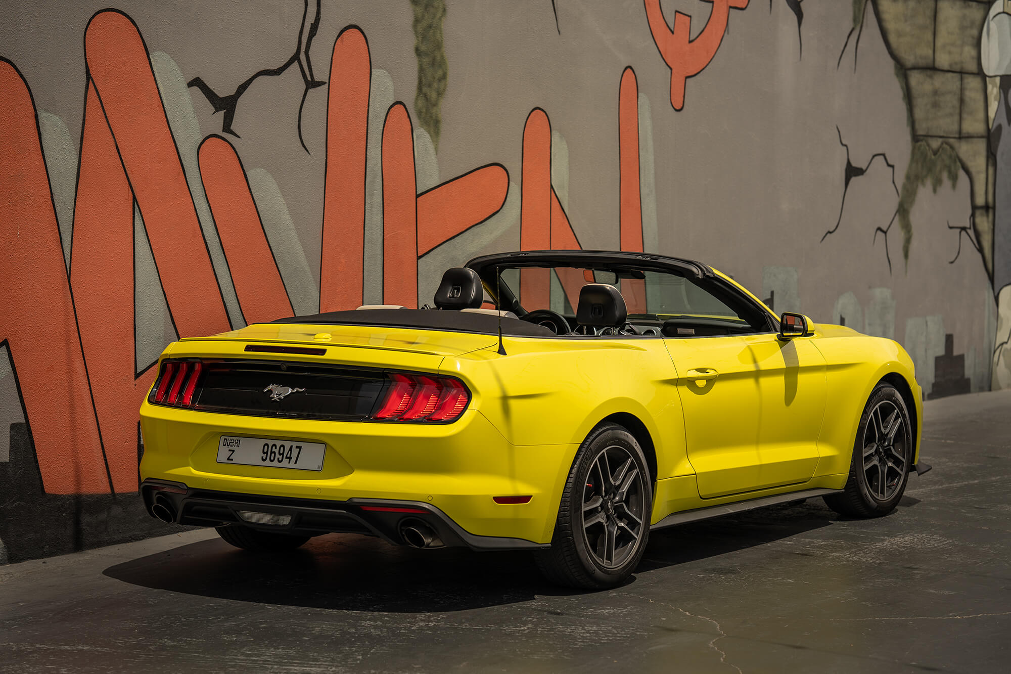 Ford Mustang 2021 Convertible Yellow