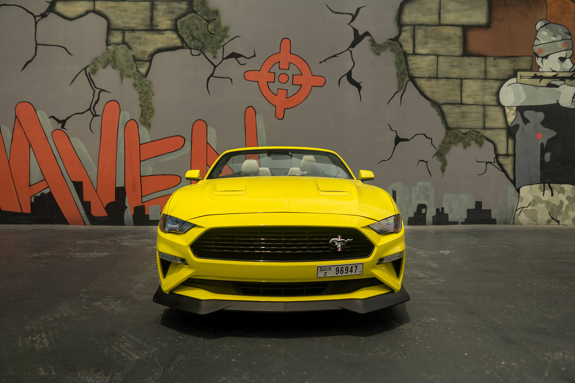 Ford Mustang 2021 Convertible Yellow