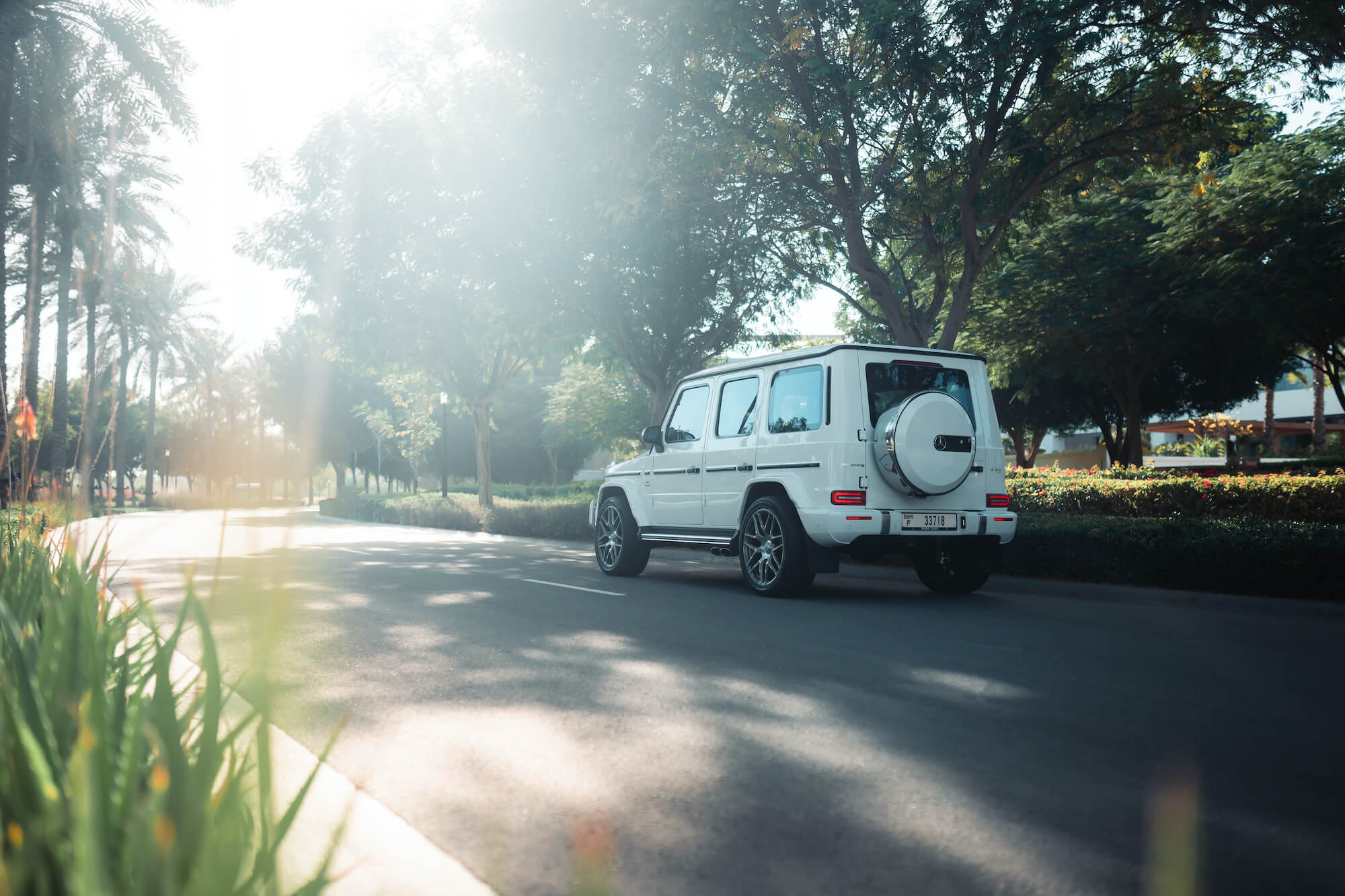 Mercedes G63 AMG White