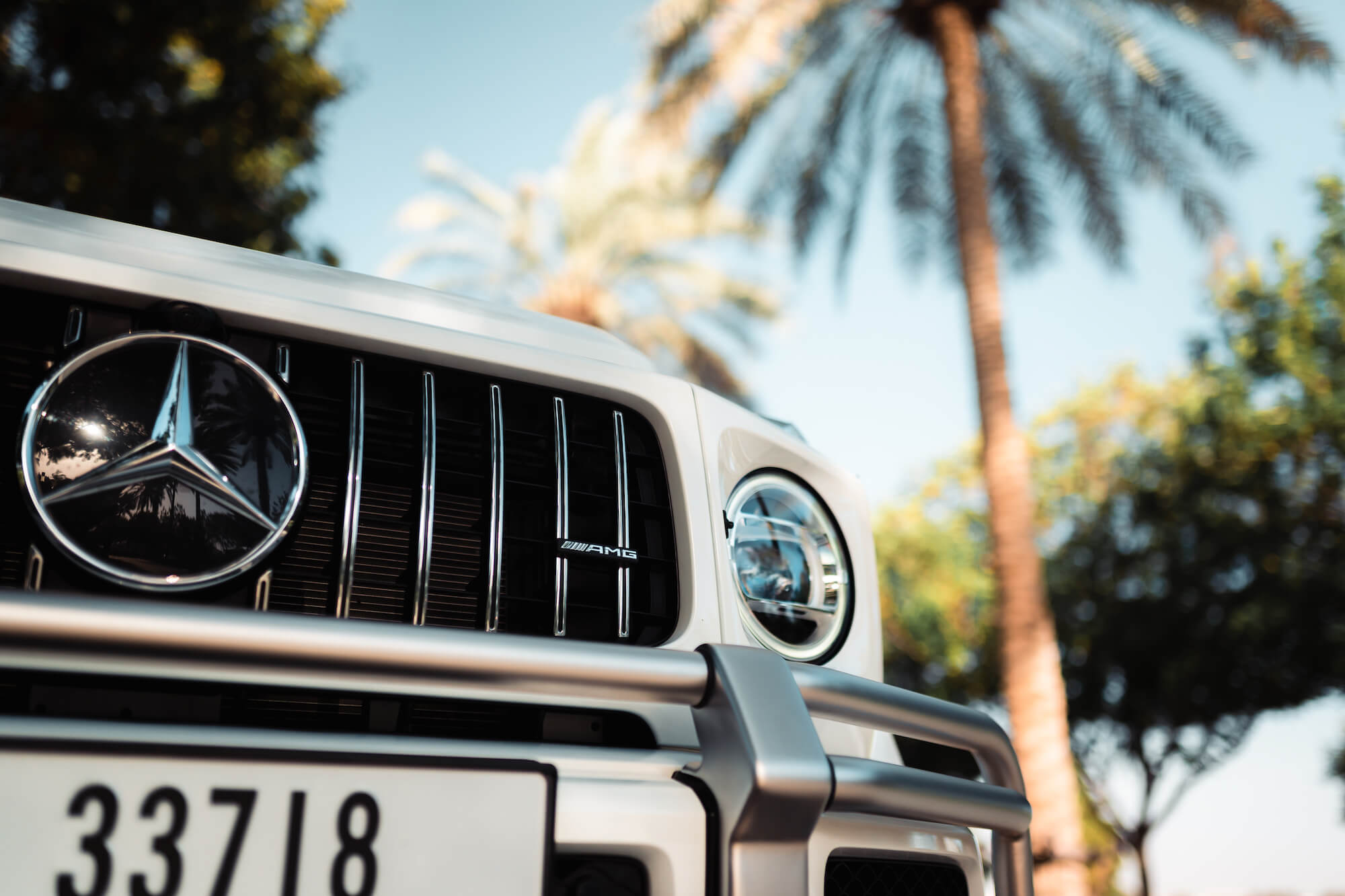 Mercedes G63 AMG White