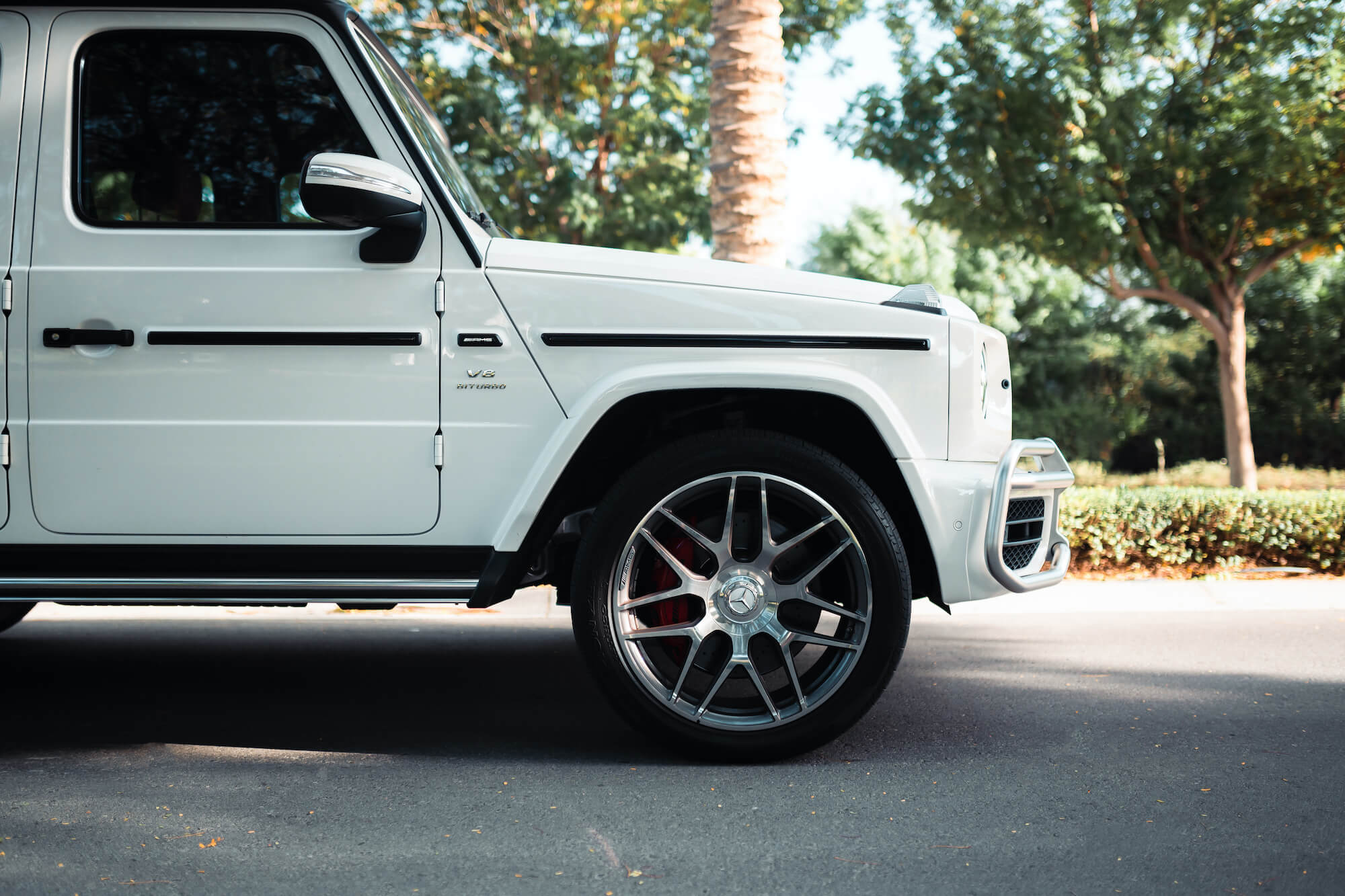 Mercedes G63 AMG White