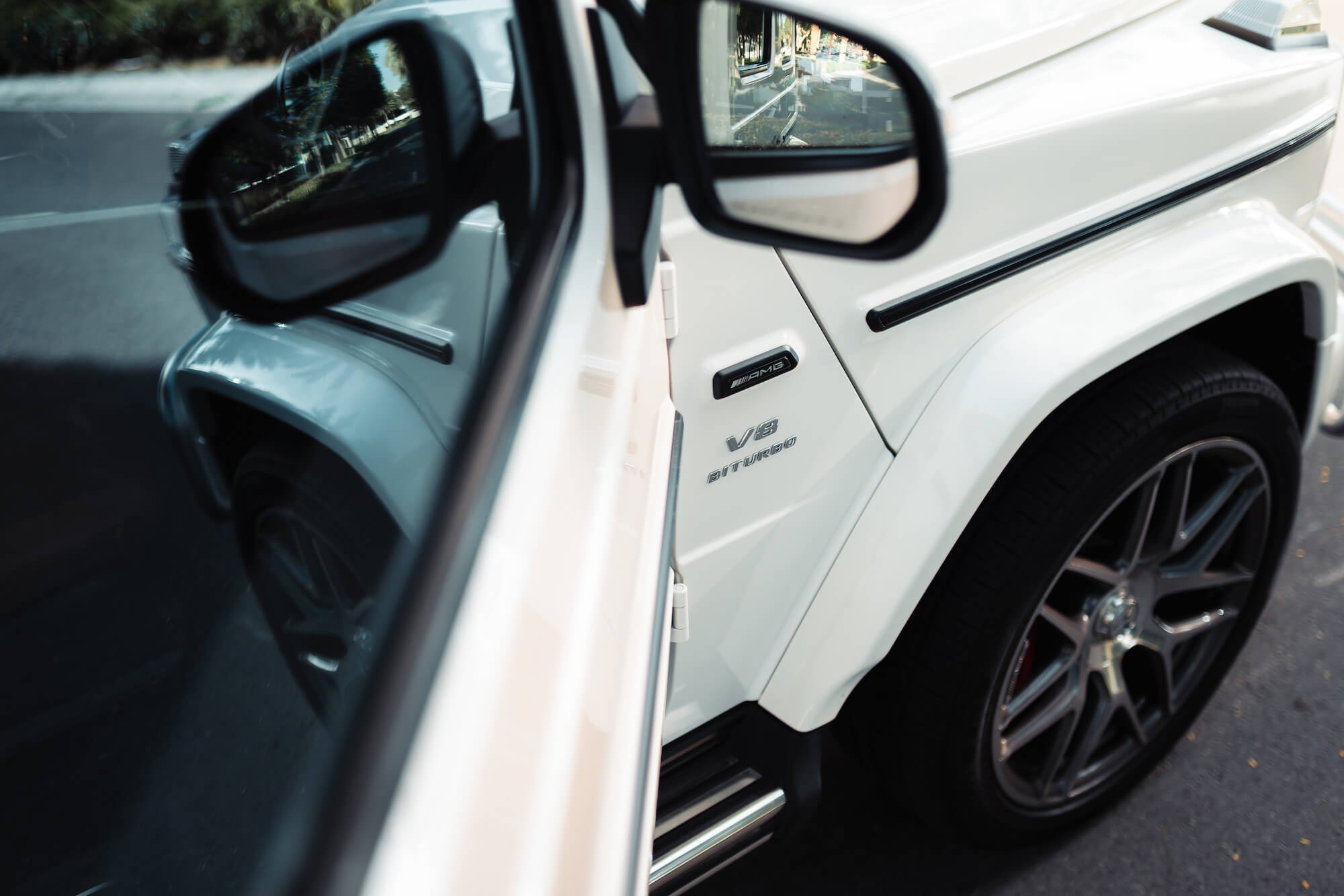 Mercedes G63 AMG White