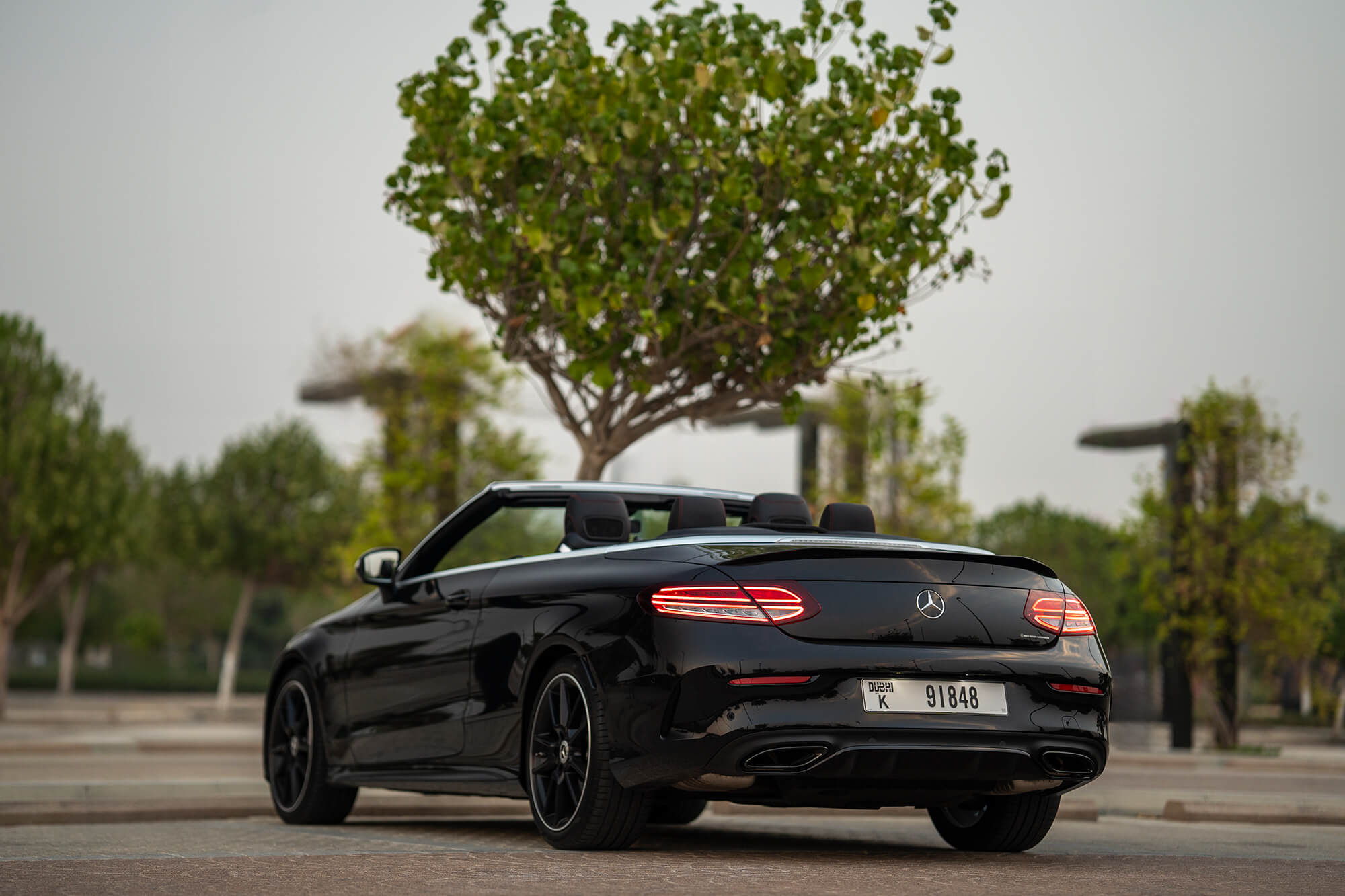 Mercedes C200 Convertible Black