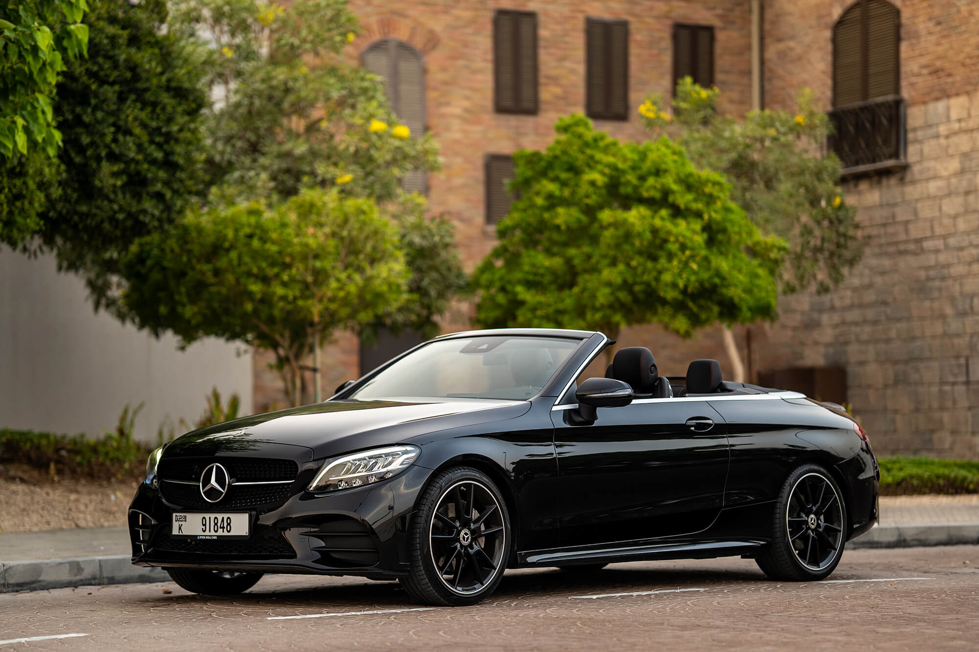 Mercedes C200 Convertible Black