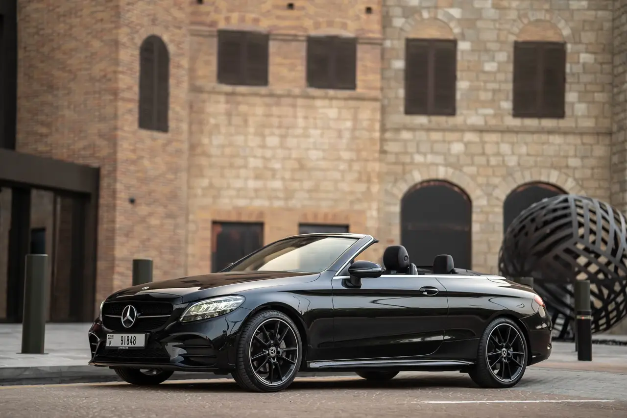 Mercedes C200 Convertible Black