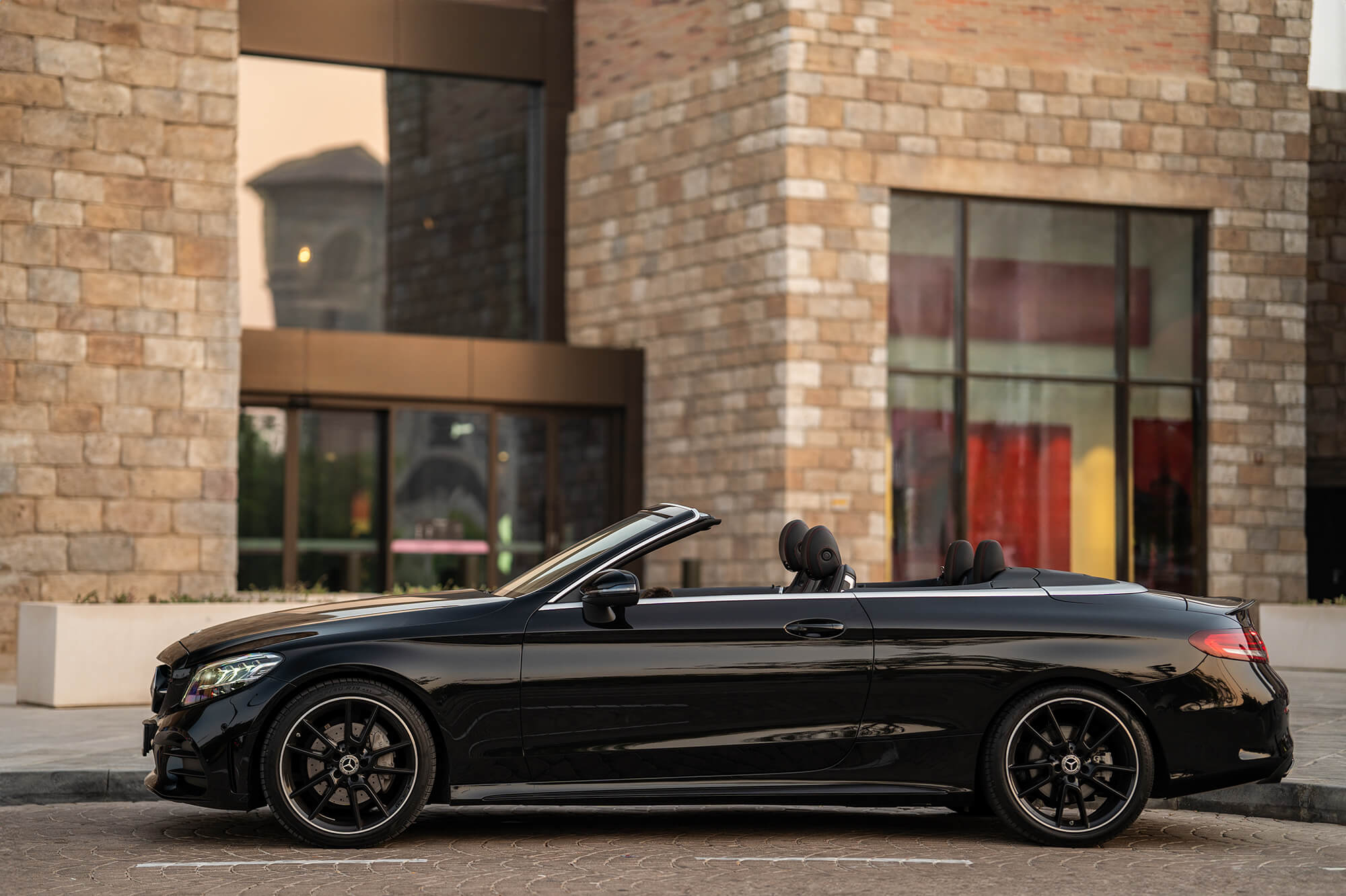 Mercedes C200 Convertible Black