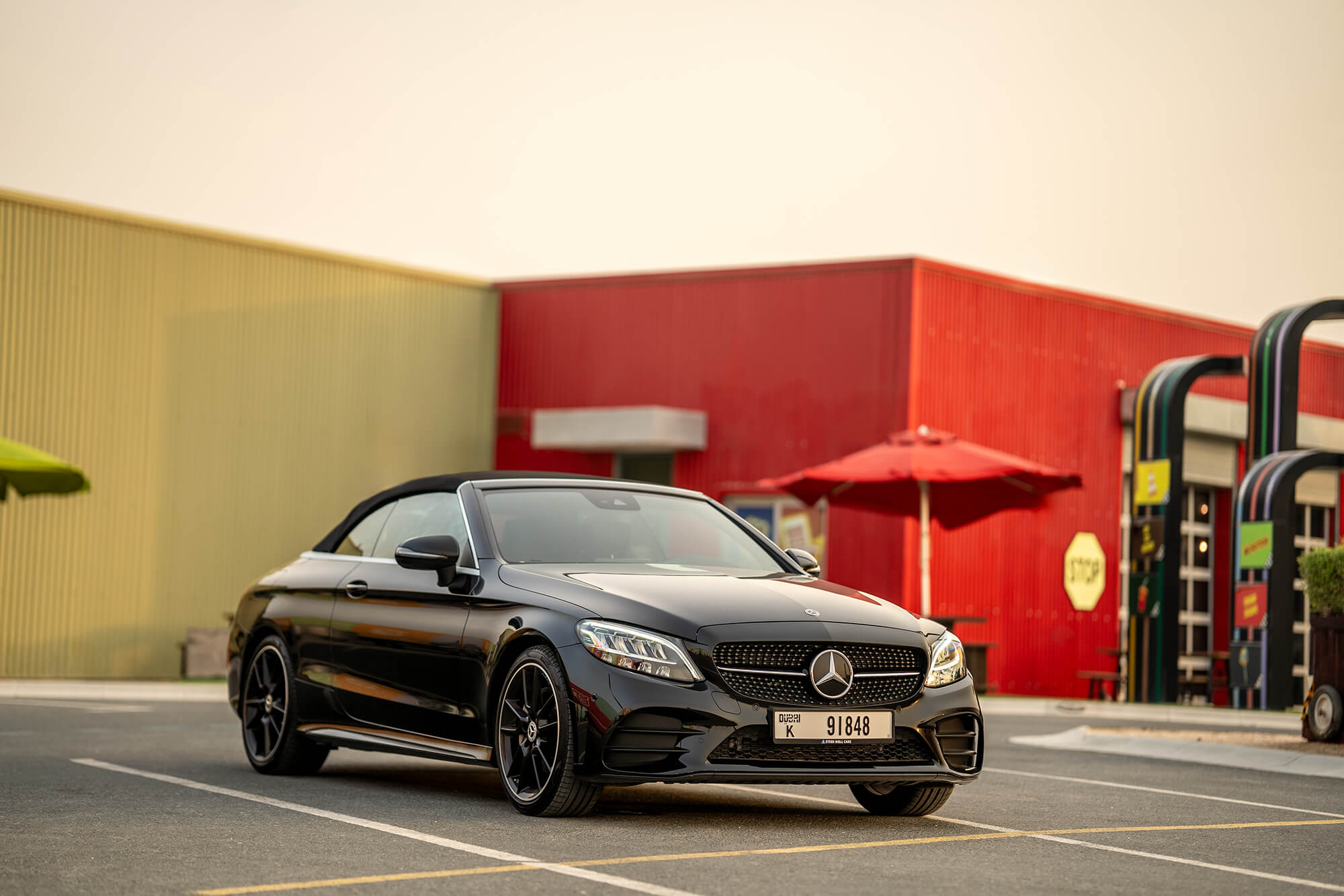 Mercedes C200 Convertible Black