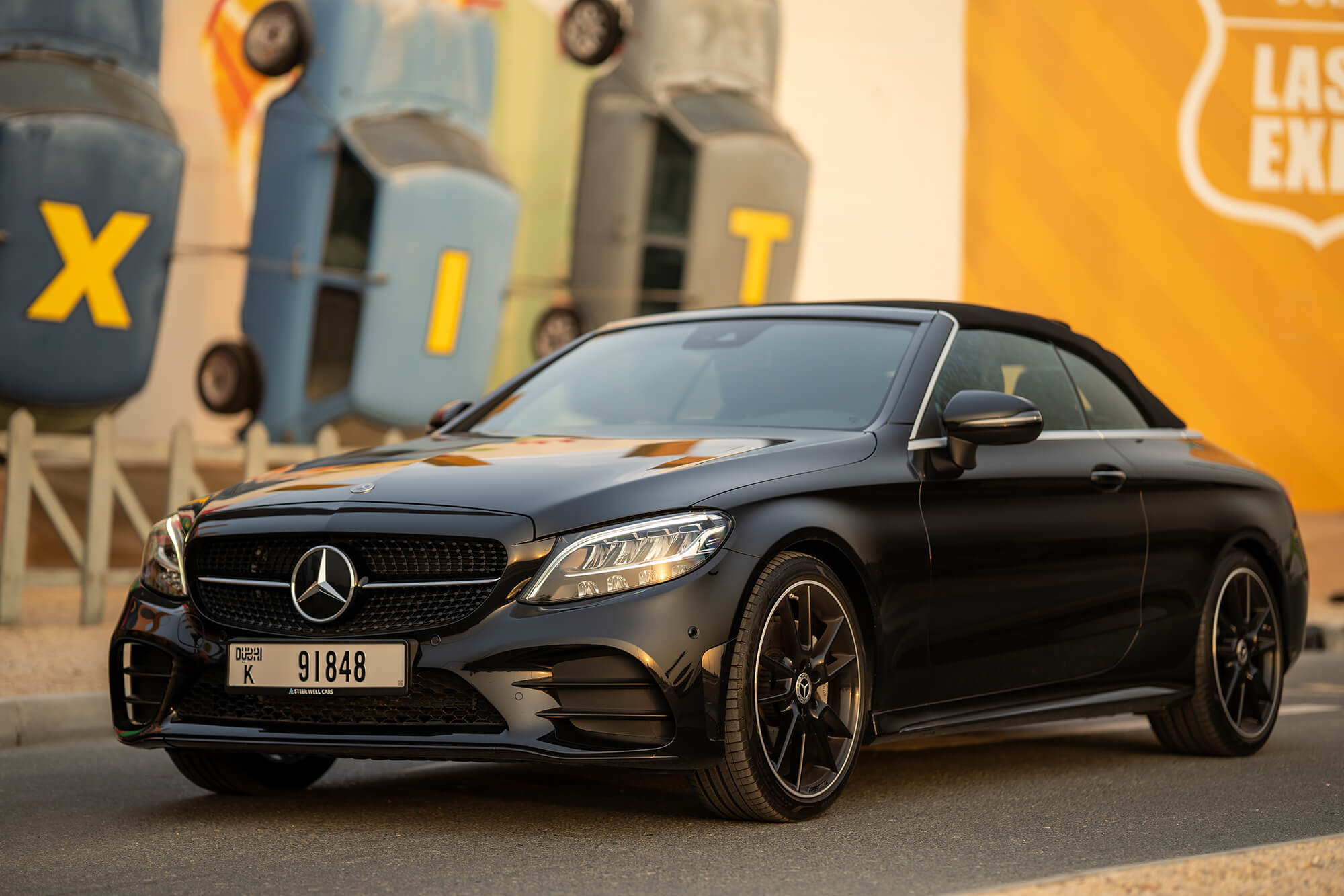 Mercedes C200 Convertible Black