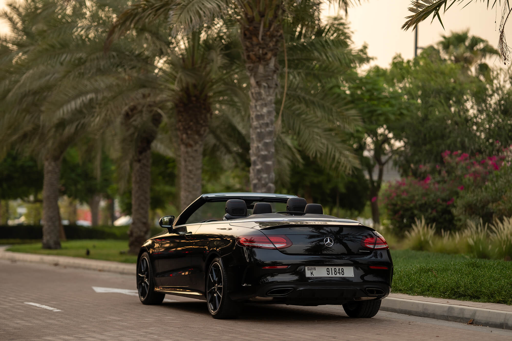 Mercedes C200 Convertible Black