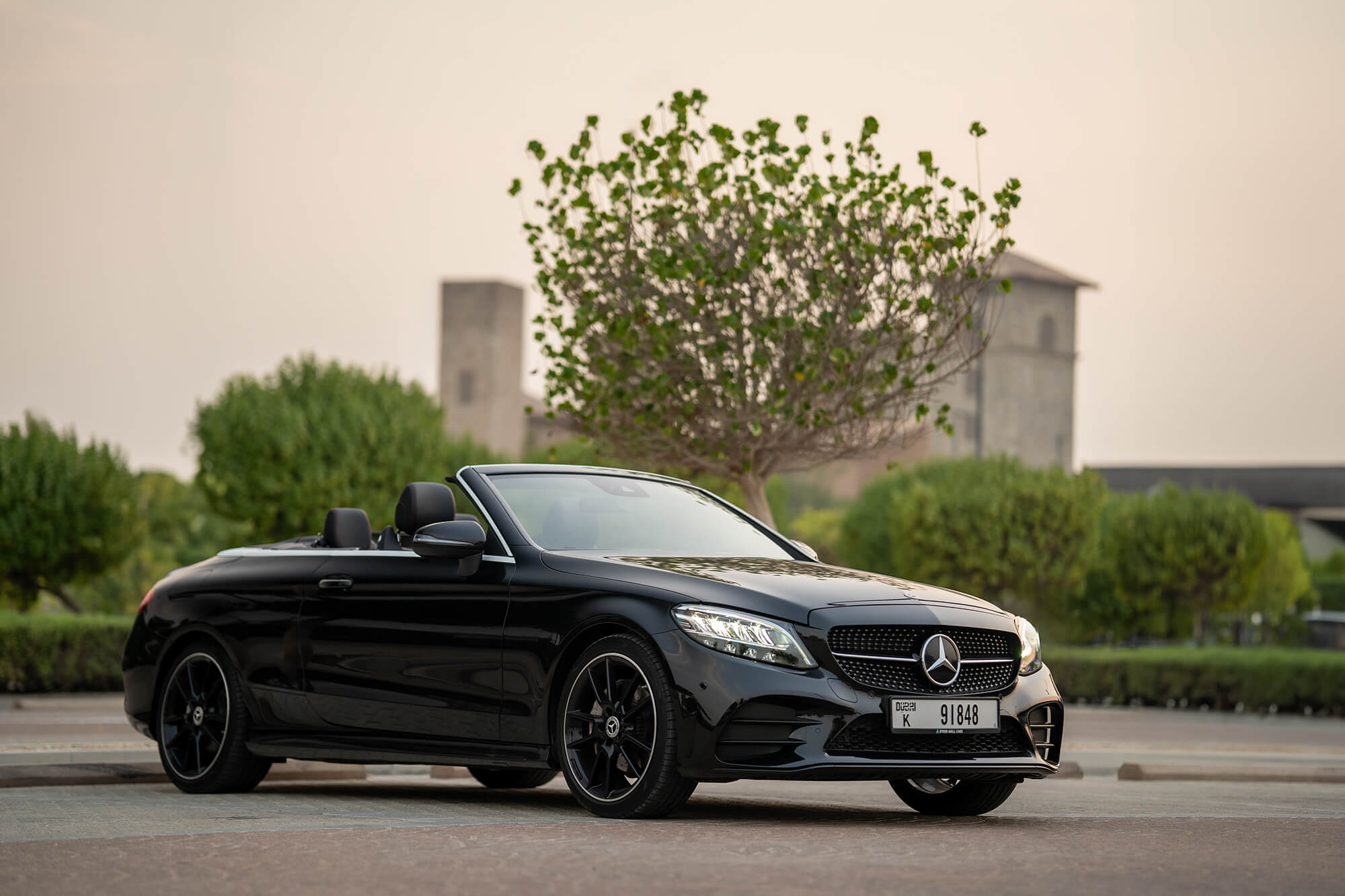 Mercedes C200 Convertible Black