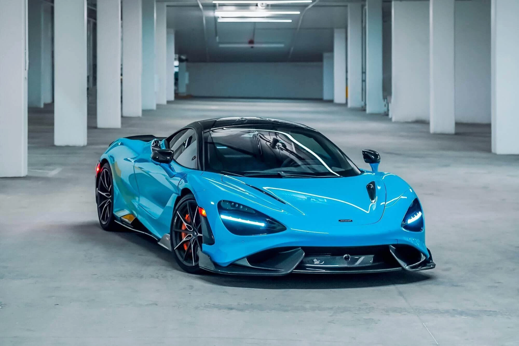 Mclaren 765lt Blue