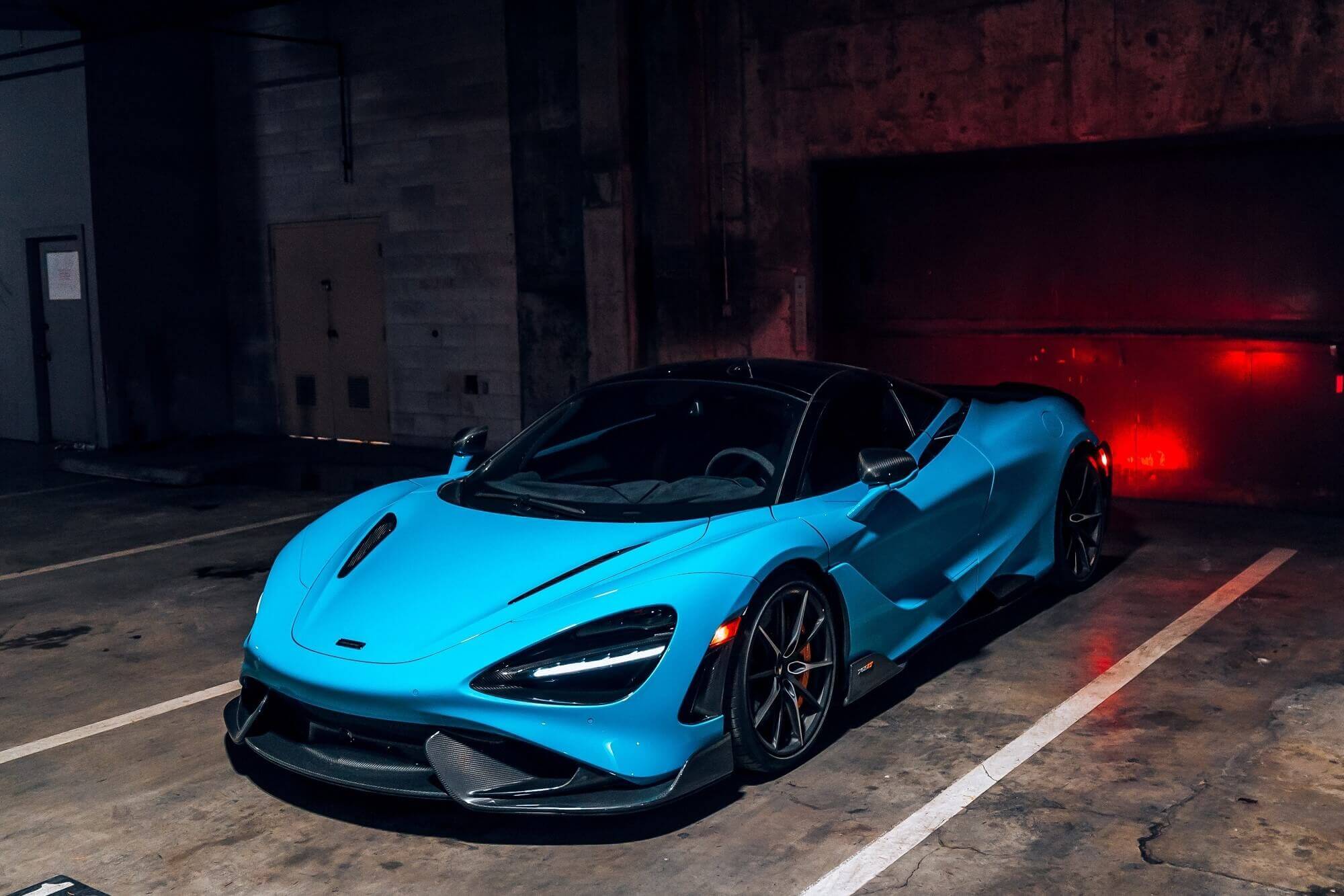 Mclaren 765lt Blue