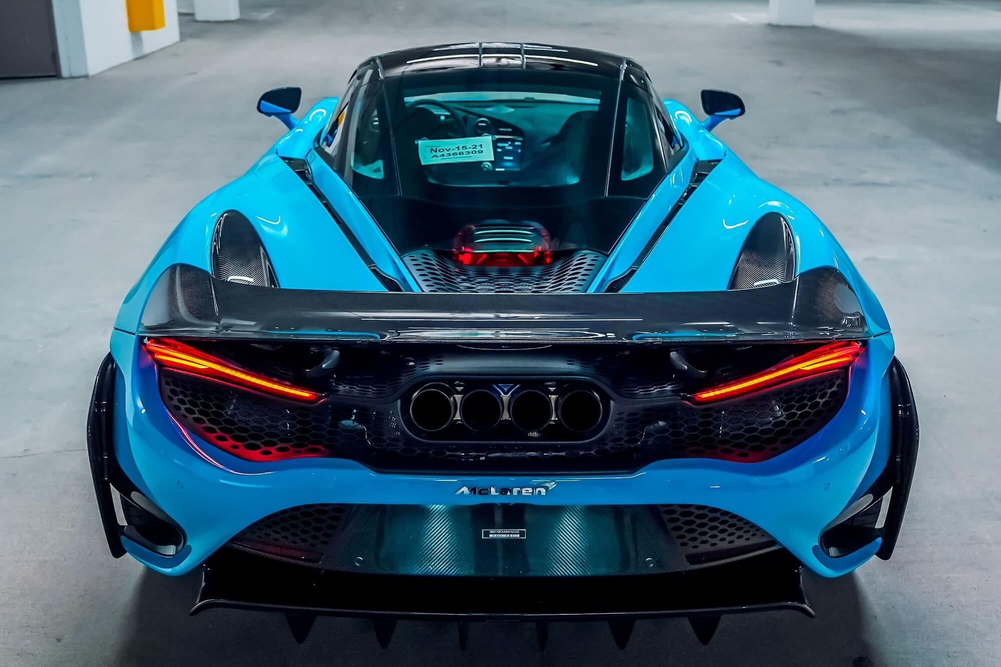 Mclaren 765lt Blue