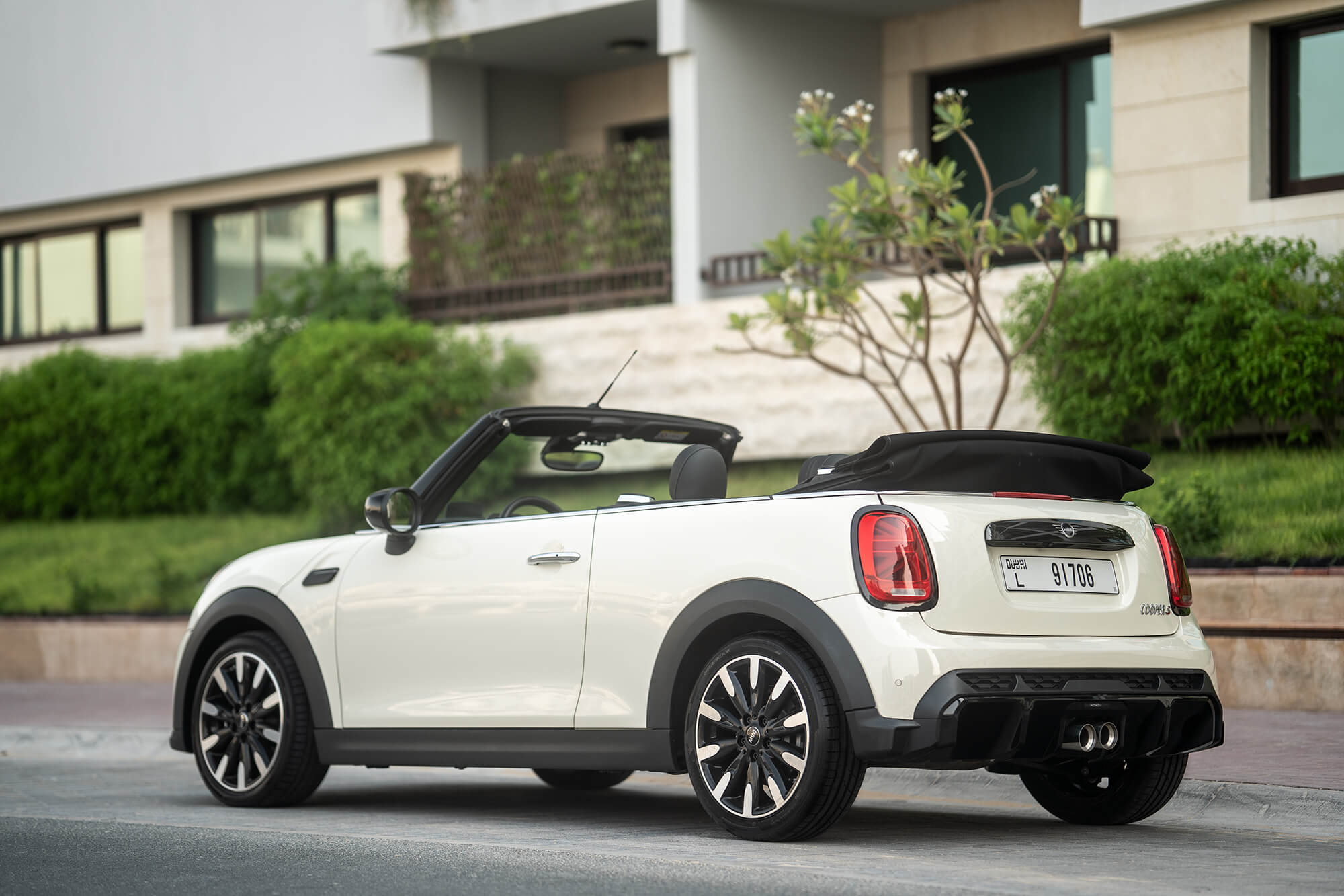 Mini Cooper S Convertible White