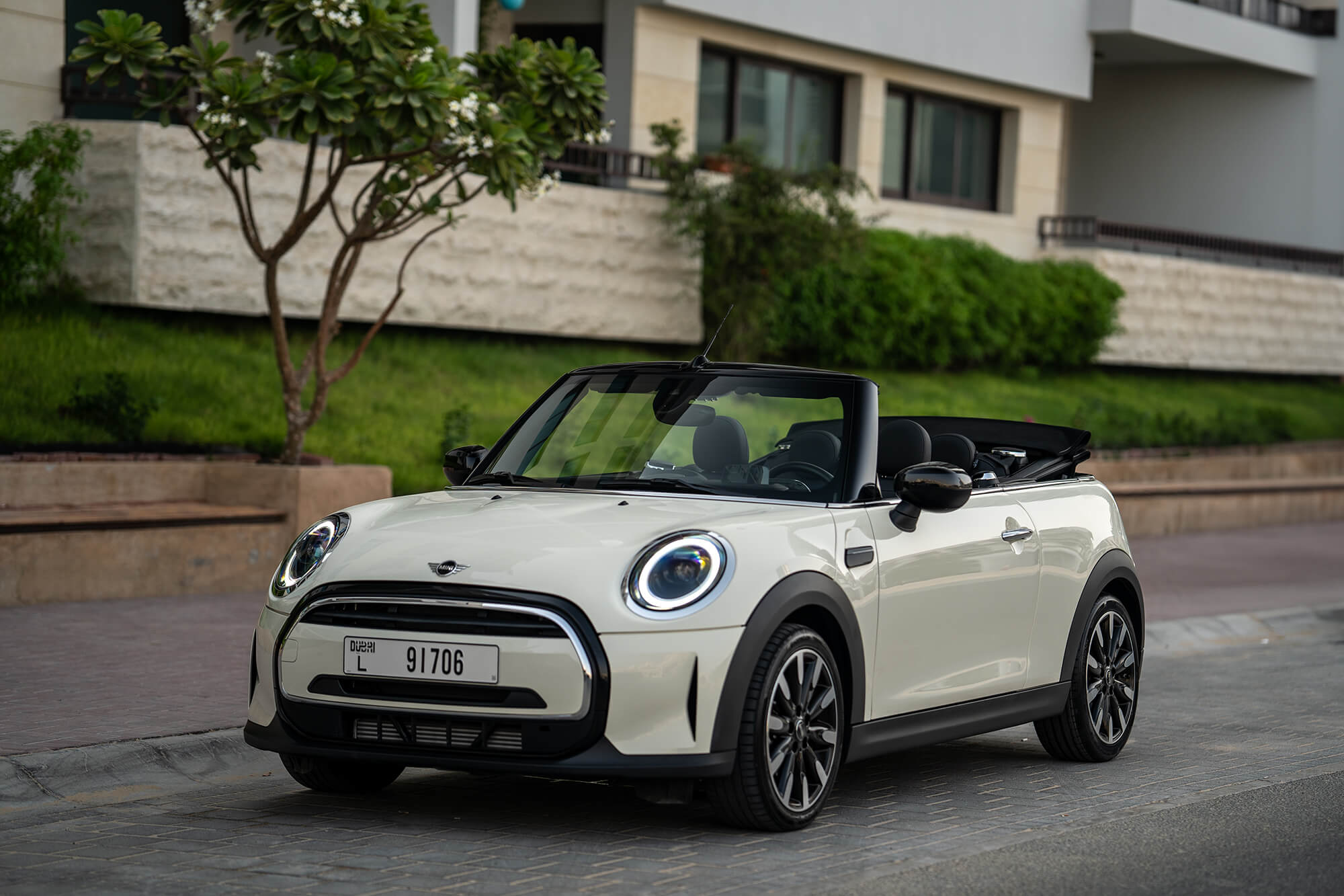 Mini Cooper S Convertible White