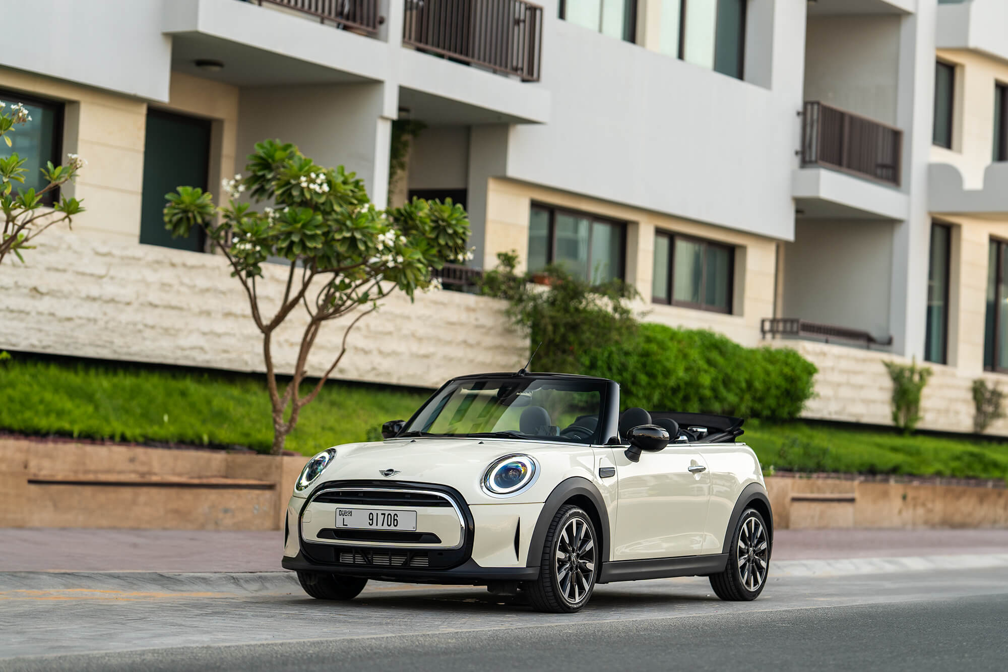 Mini Cooper S Convertible White