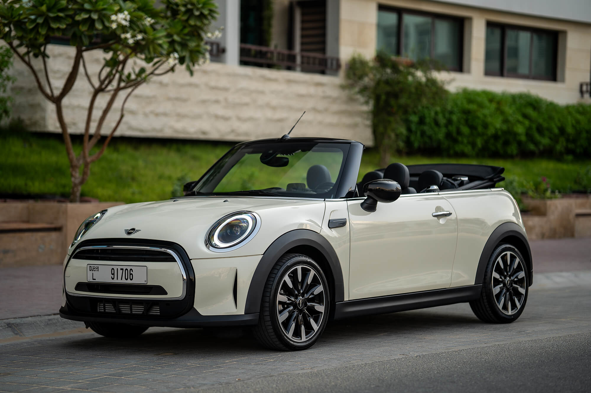 Mini Cooper S Convertible White