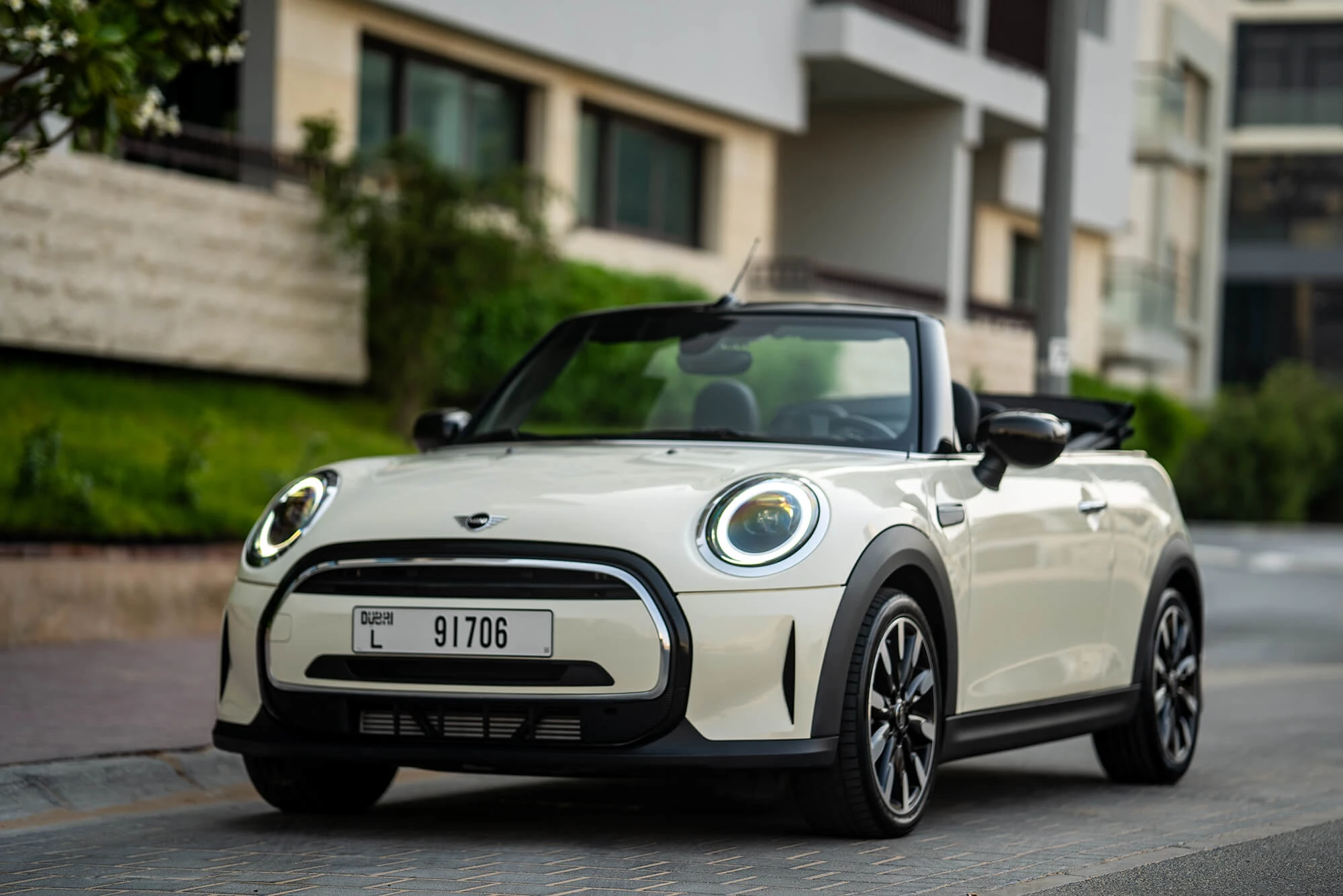 Mini Cooper S Convertible White