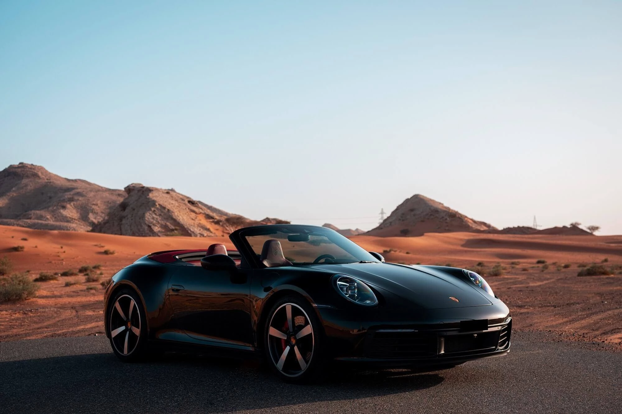 Porsche 911 Carrera Cabrio Black