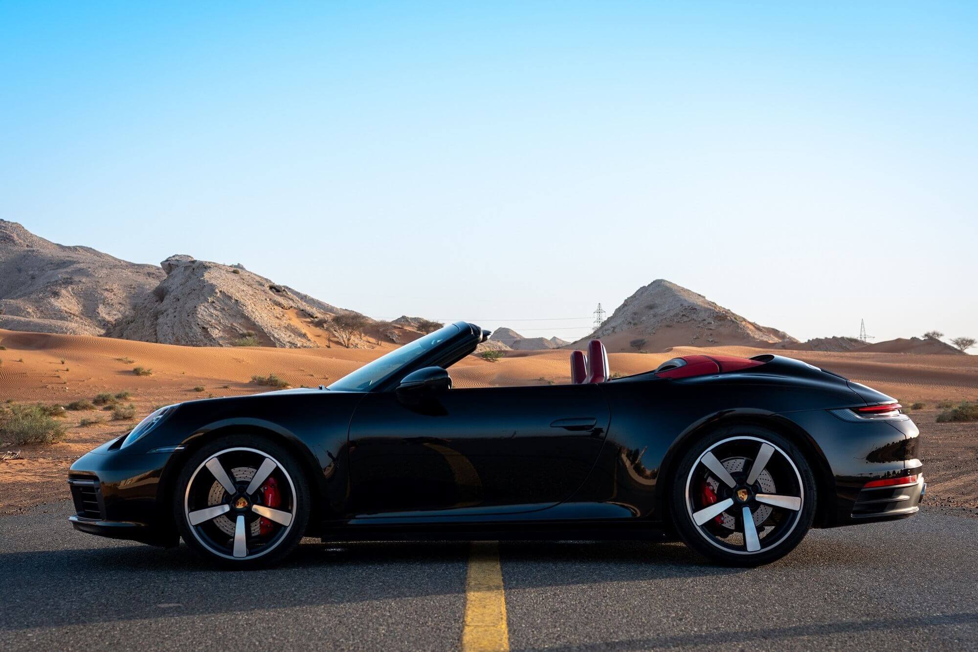 Porsche 911 Carrera Cabrio Black