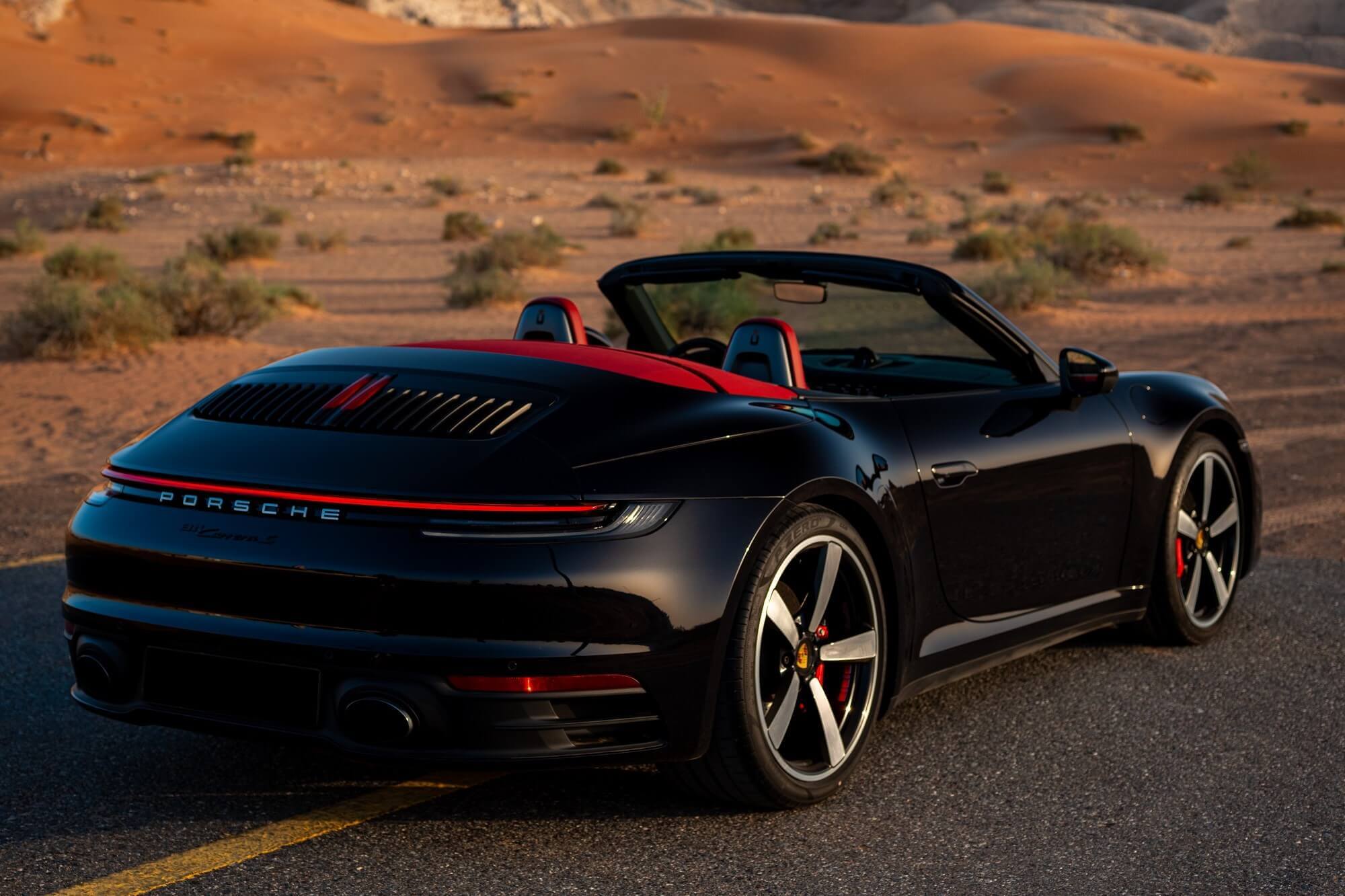 Porsche 911 Carrera Cabrio Black