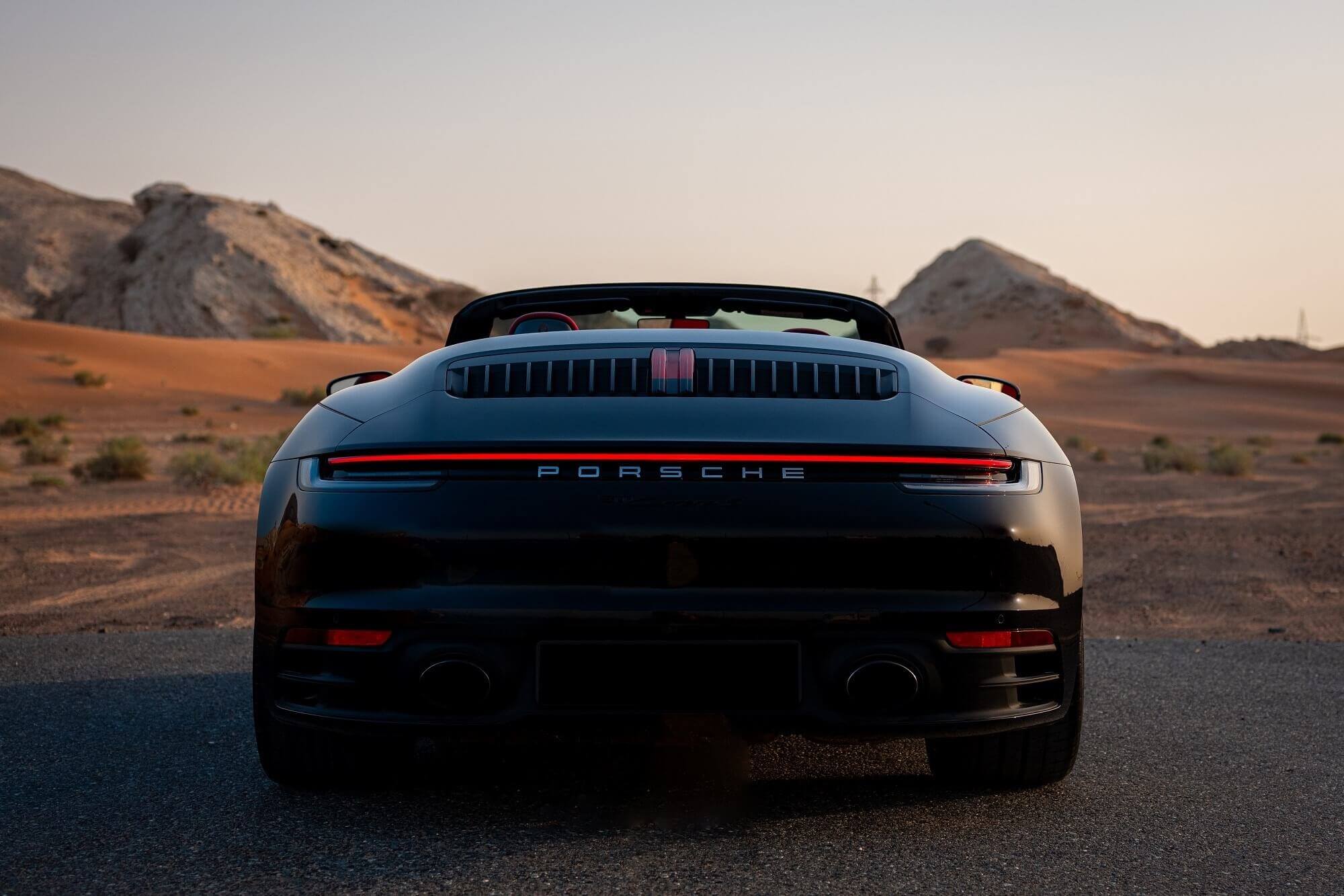 Porsche 911 Carrera Cabrio Black